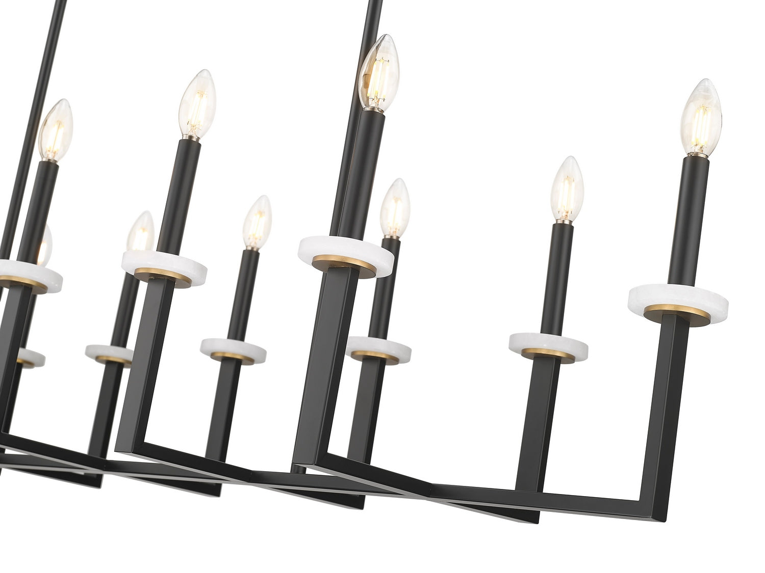 Lustre linéaire 12 lumières | Gaultier
