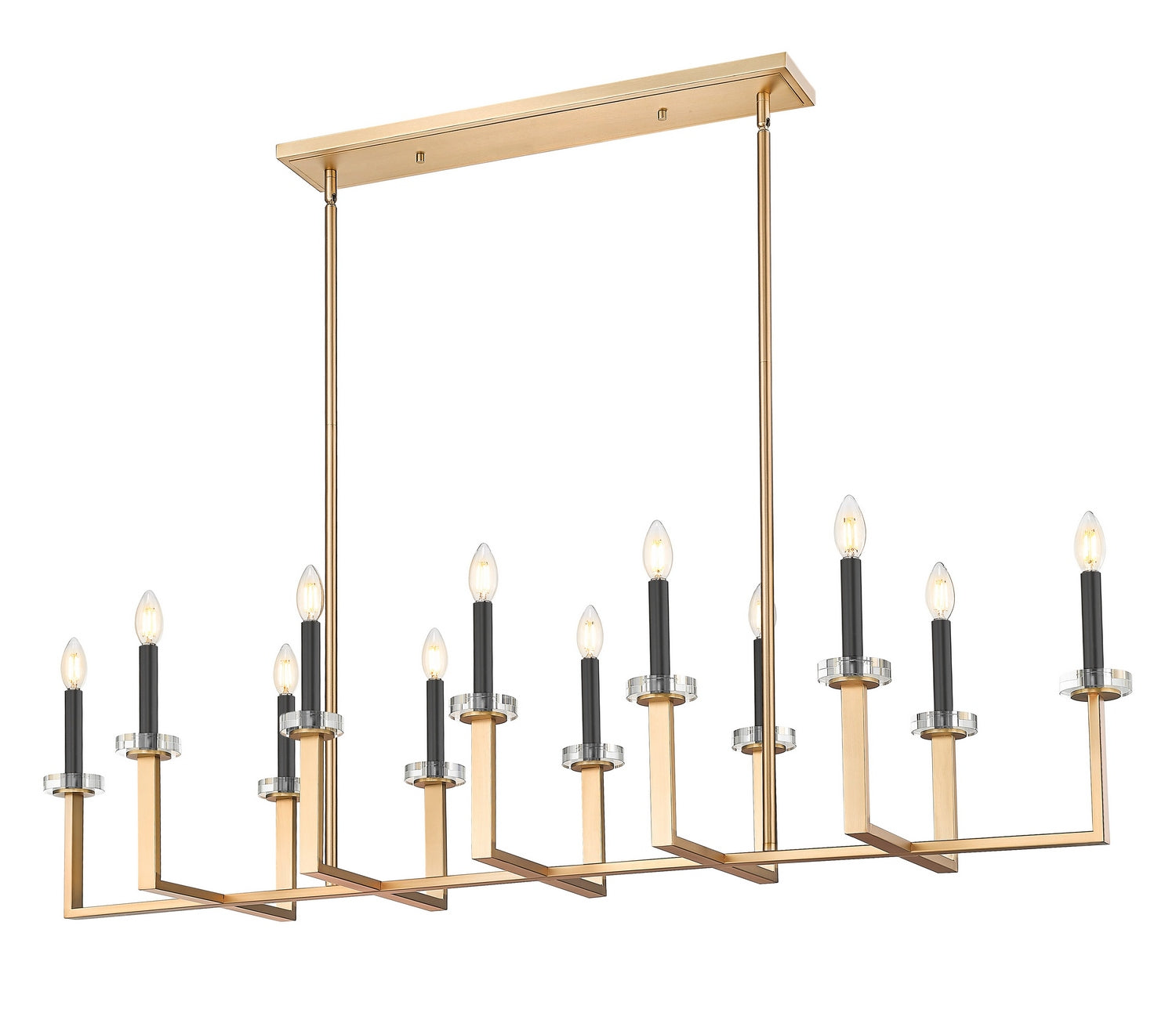 Lustre linéaire 12 lumières | Gaultier