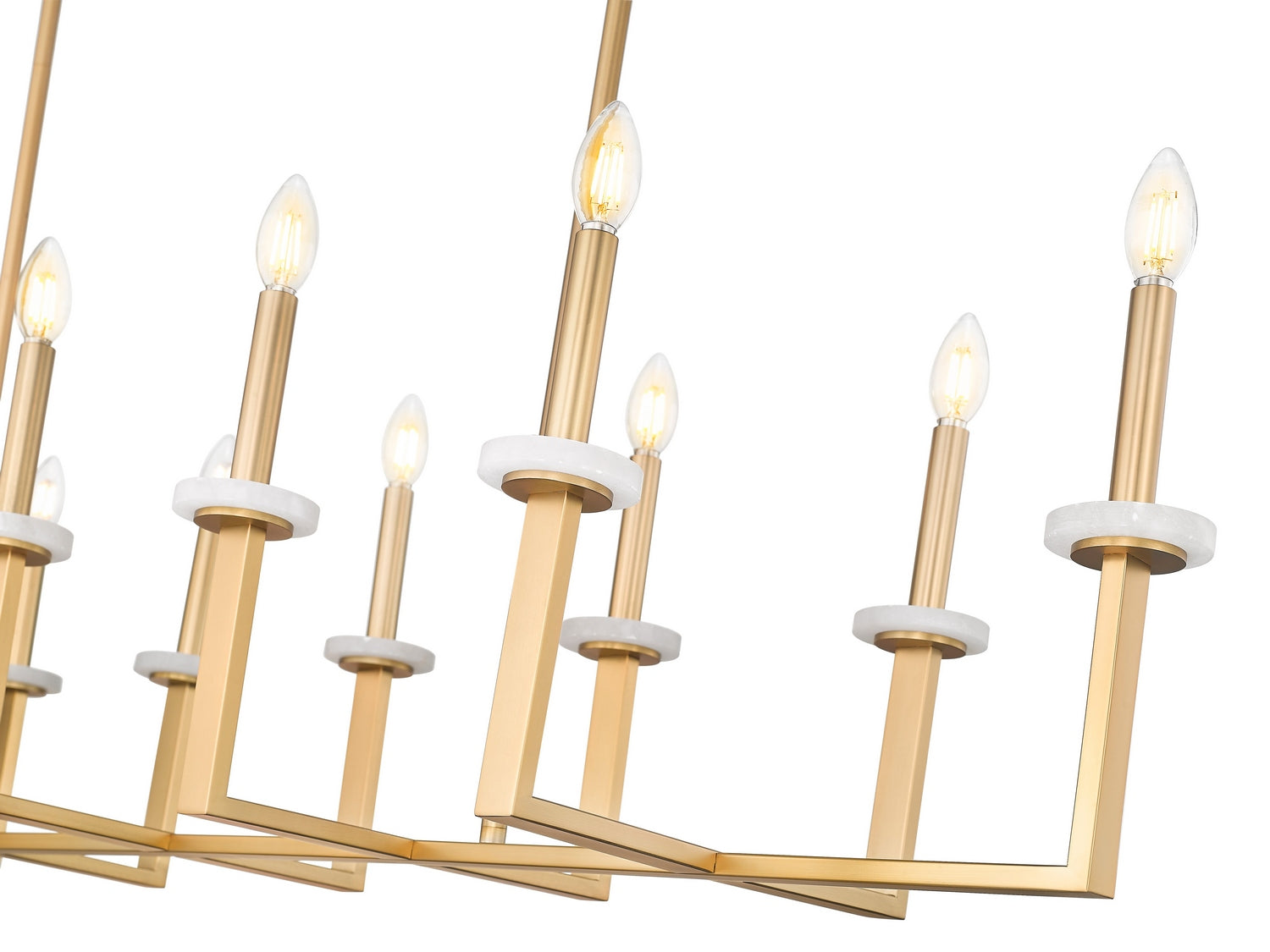 Lustre linéaire 12 lumières | Gaultier