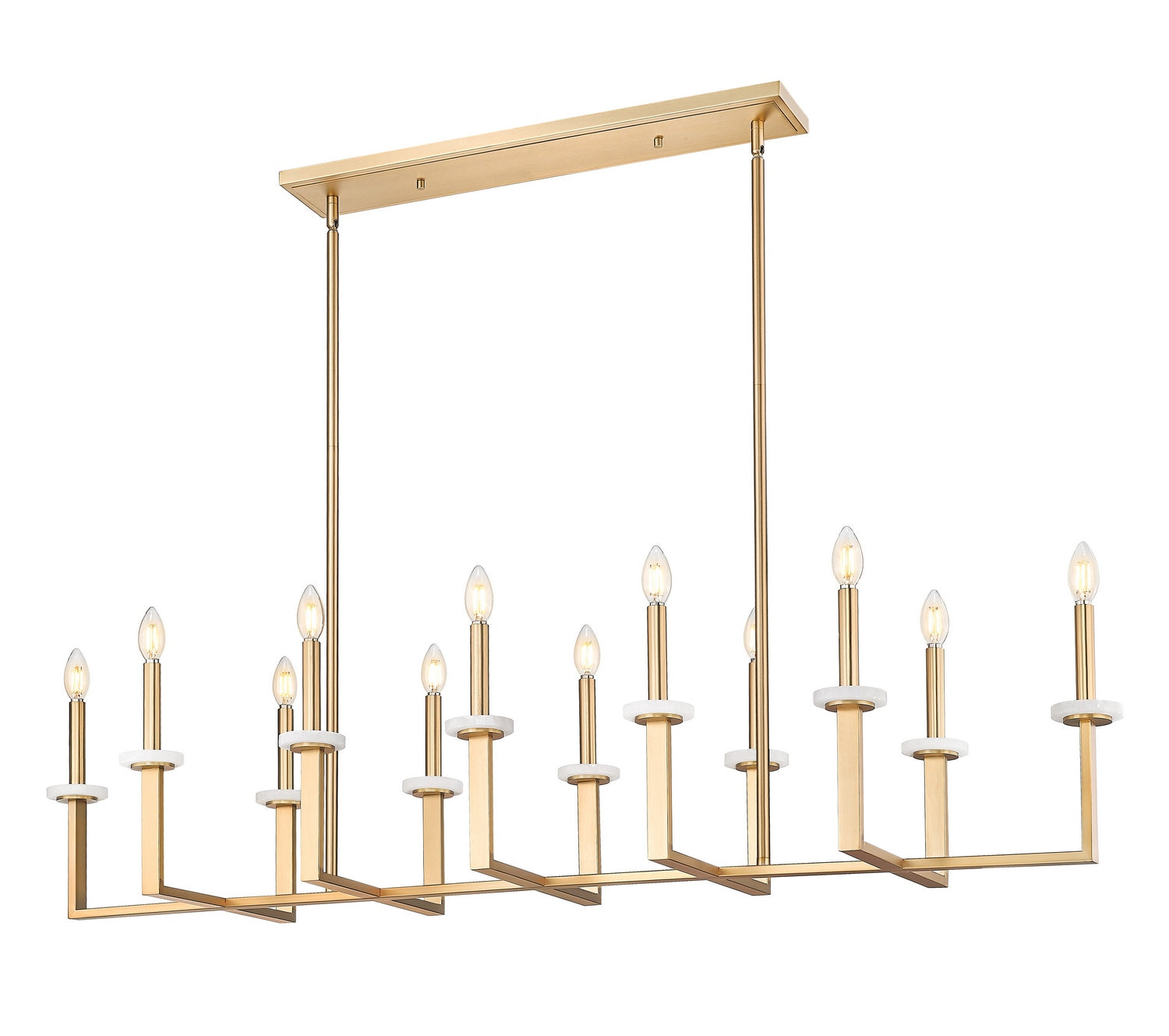 Lustre linéaire 12 lumières | Gaultier