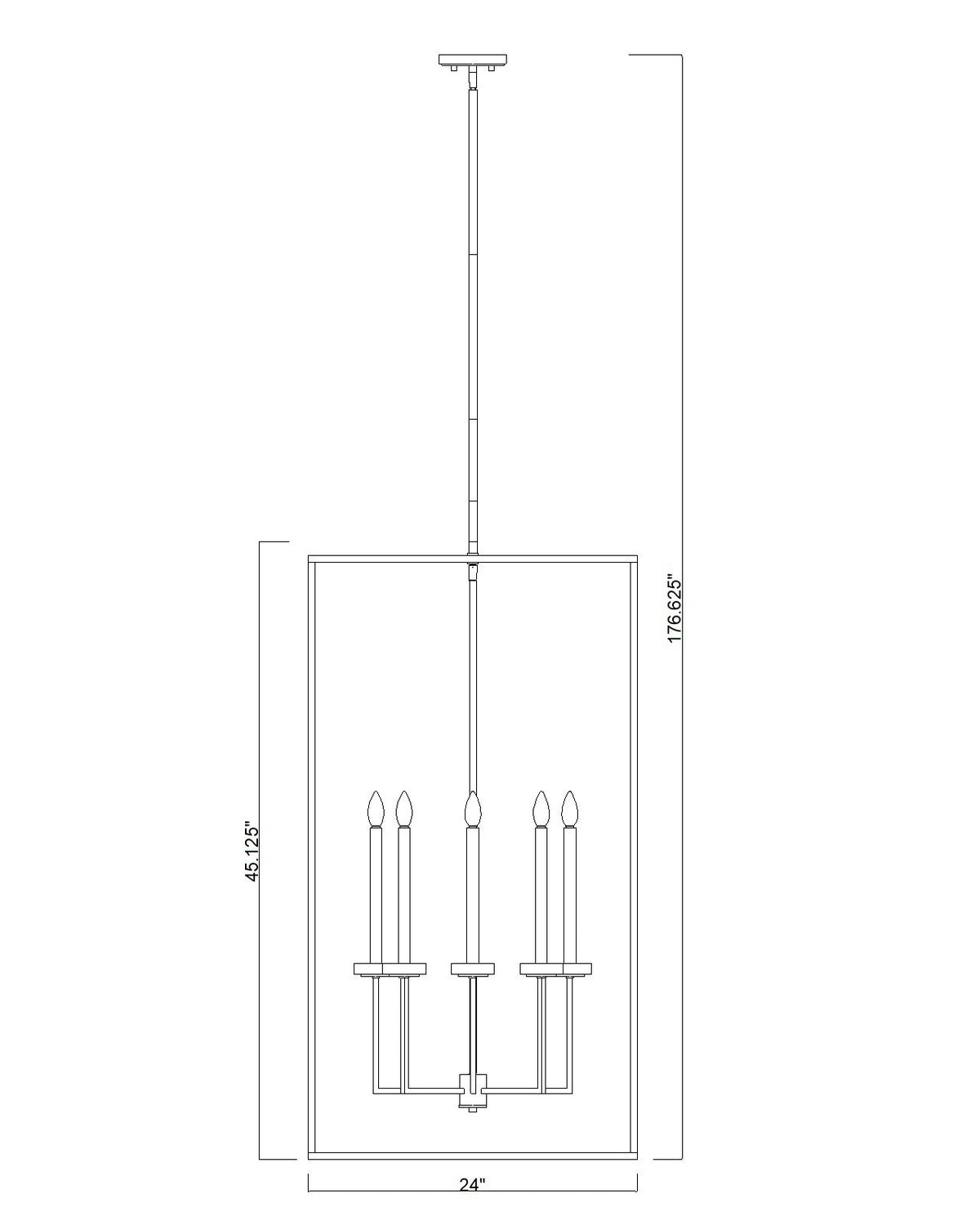 Lustre 8 lumières | Gaultier