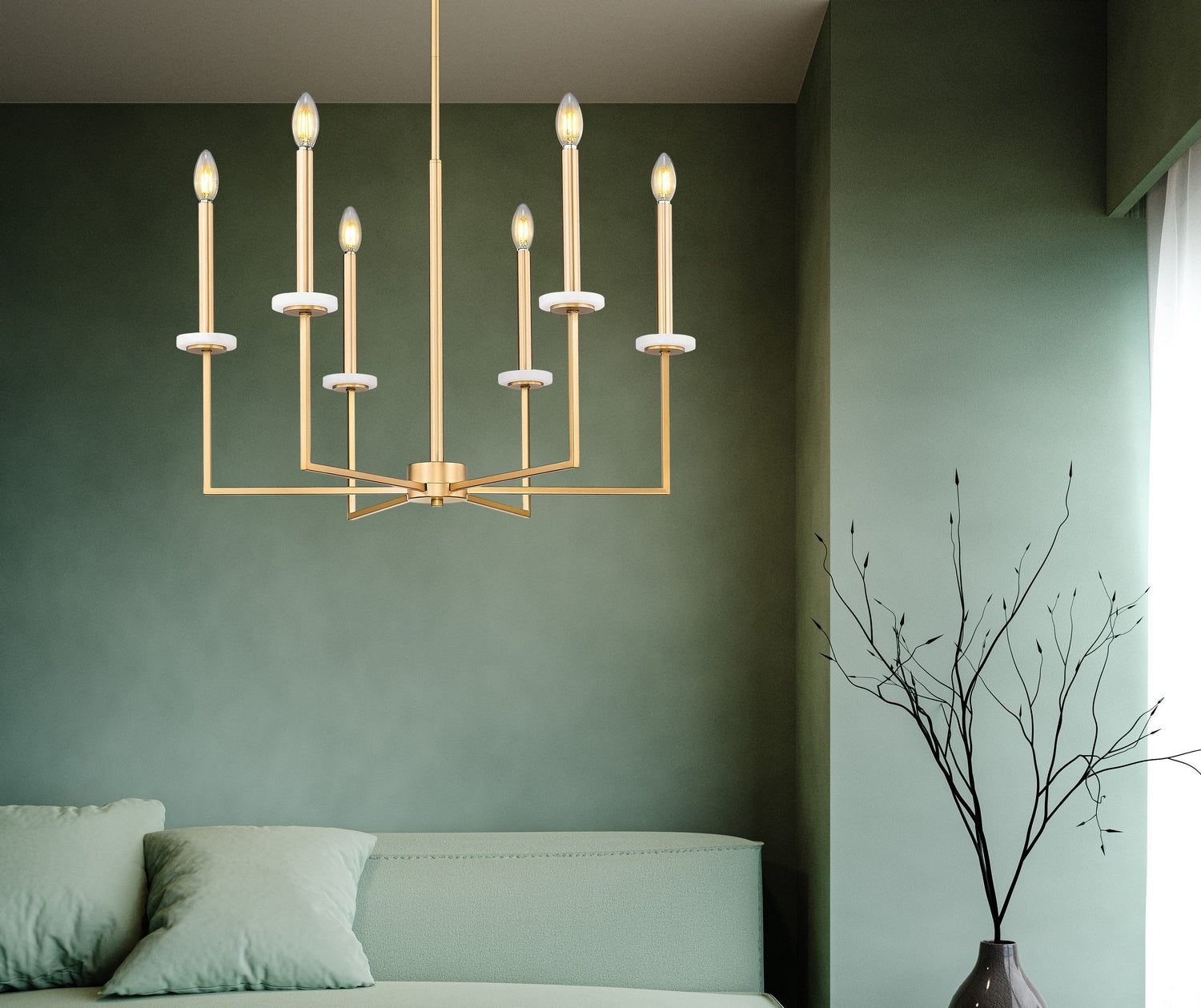 Lustre 6 lumières | Gaultier