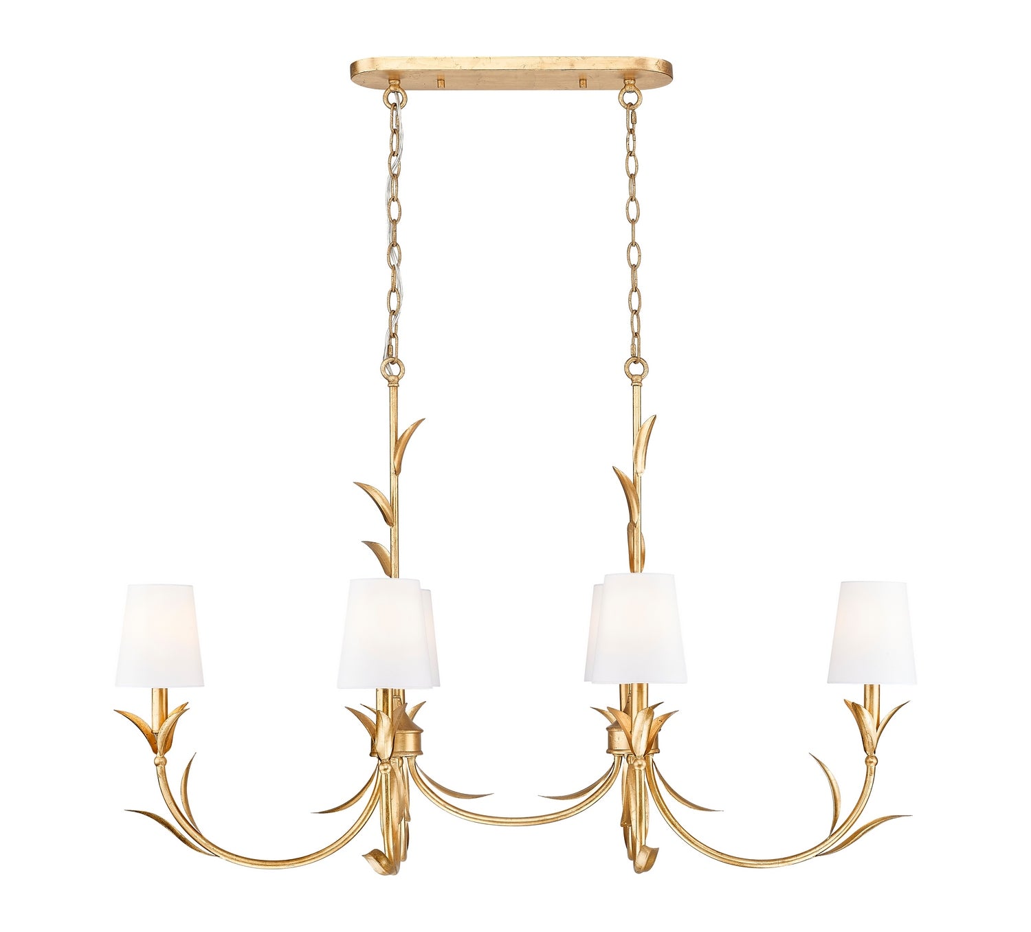 Lustre linéaire 6 lumières | Aslin