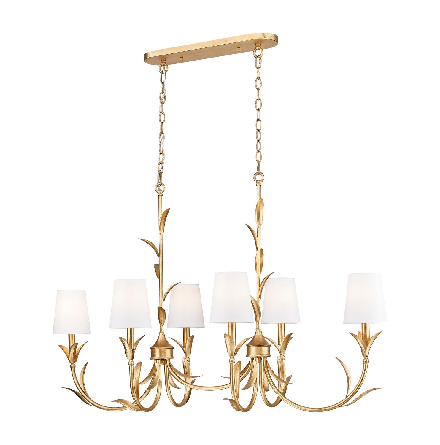 Lustre linéaire 6 lumières | Aslin