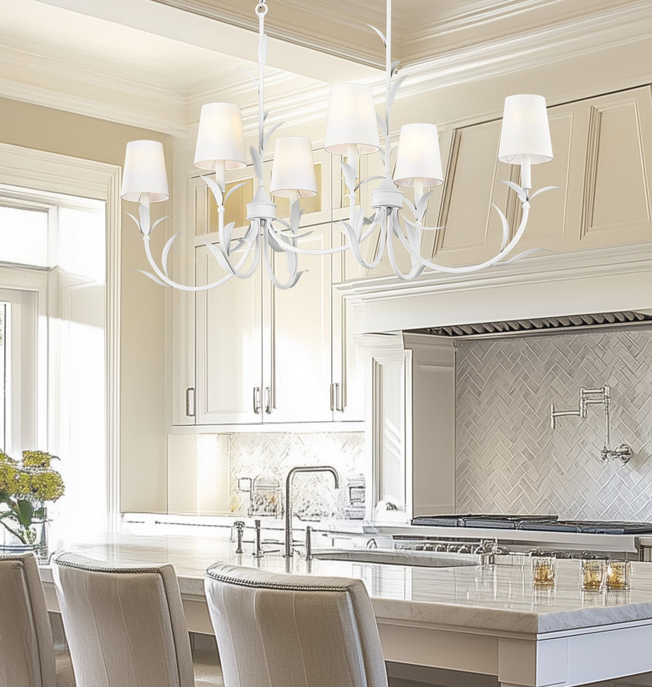 Lustre linéaire 6 lumières | Aslin