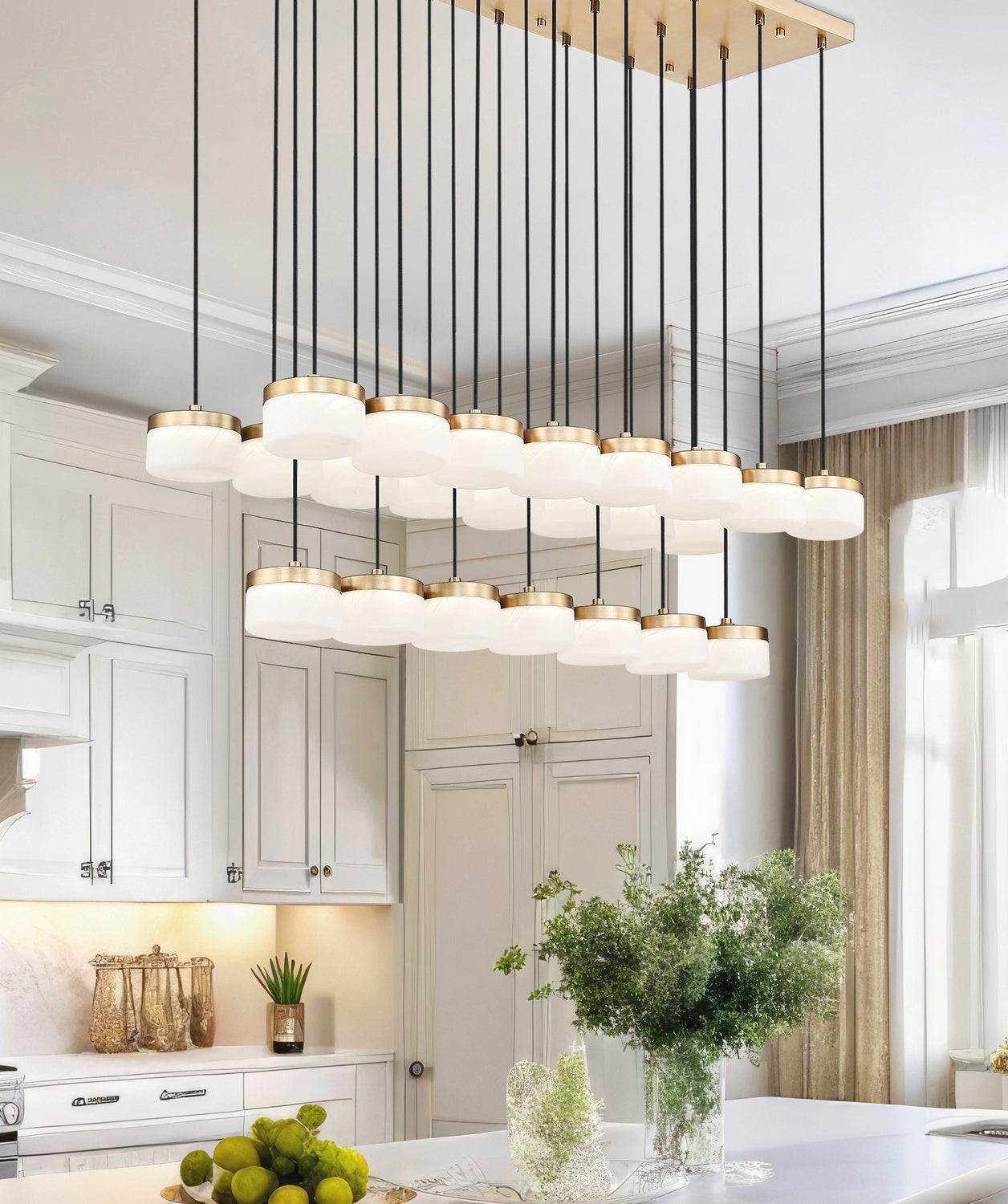Lustre linéaire DEL | Renaud