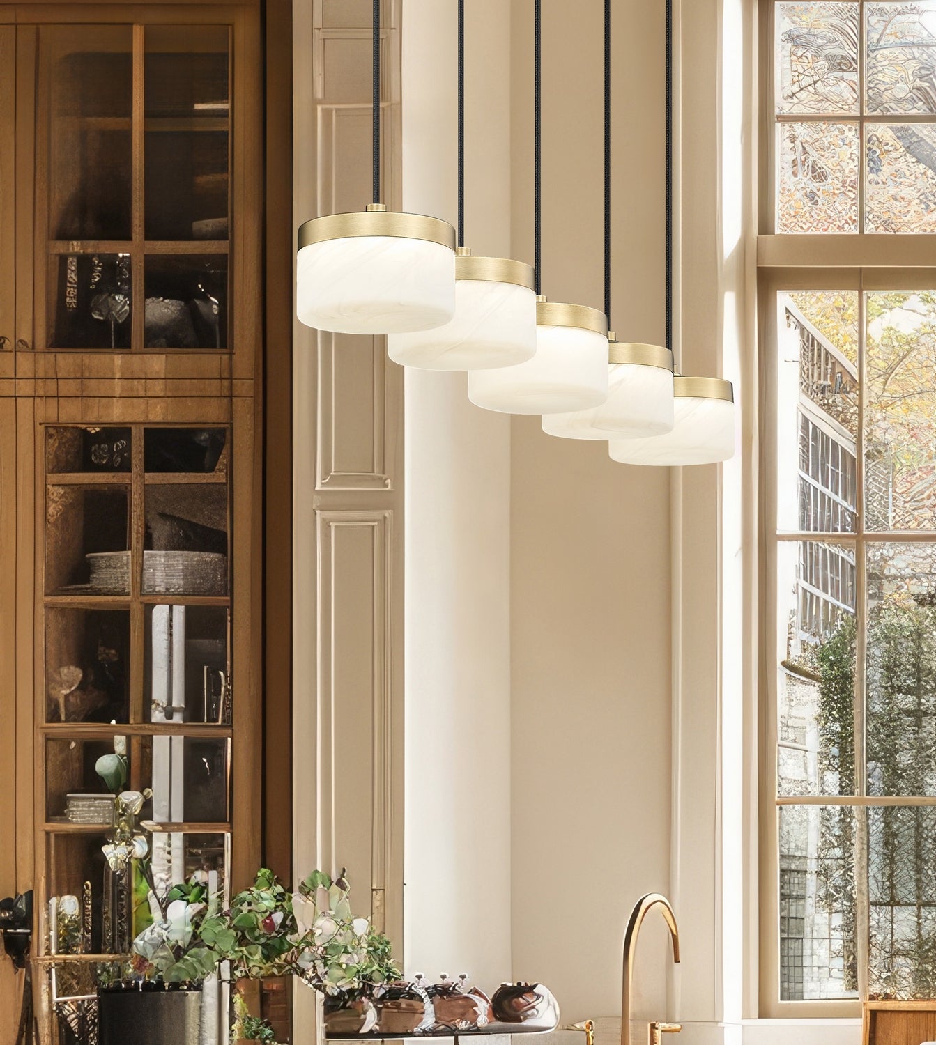 Lustre linéaire DEL | Renaud