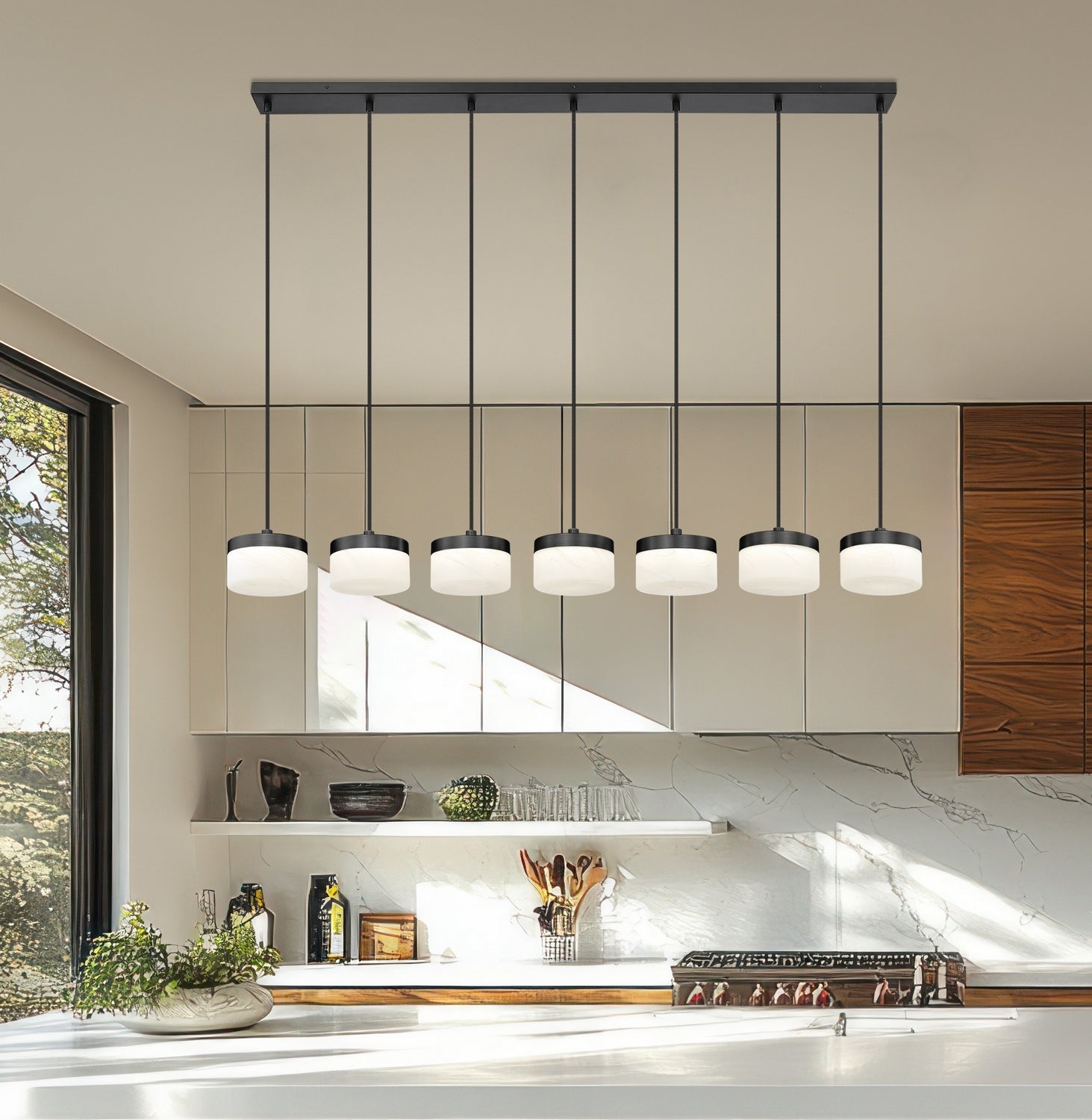 Lustre linéaire DEL | Renaud