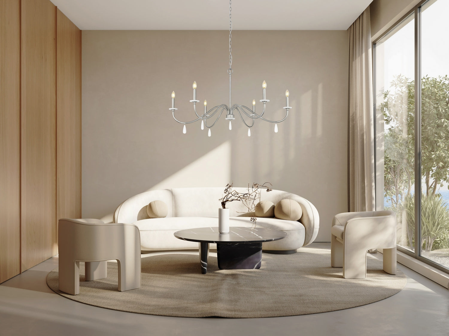 Lustre 6 lumières | Toussant