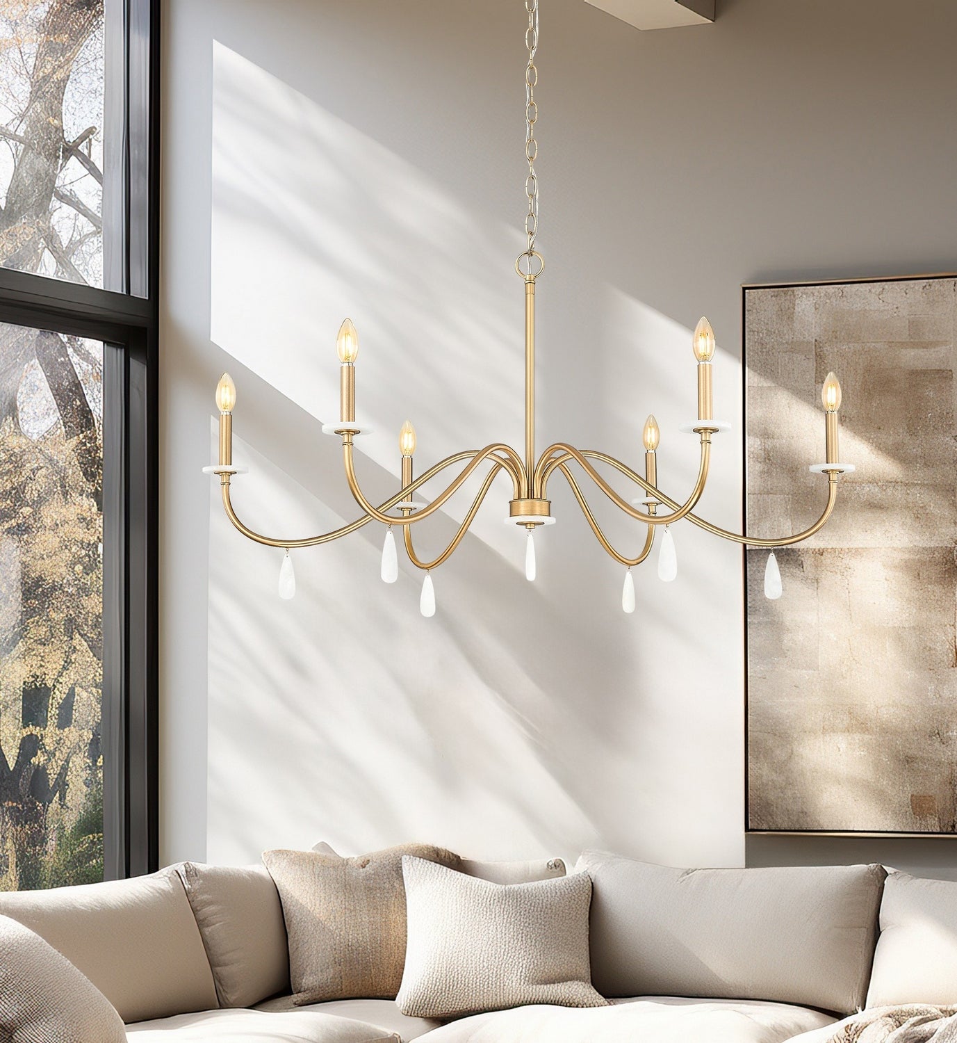 Lustre 6 lumières | Toussant