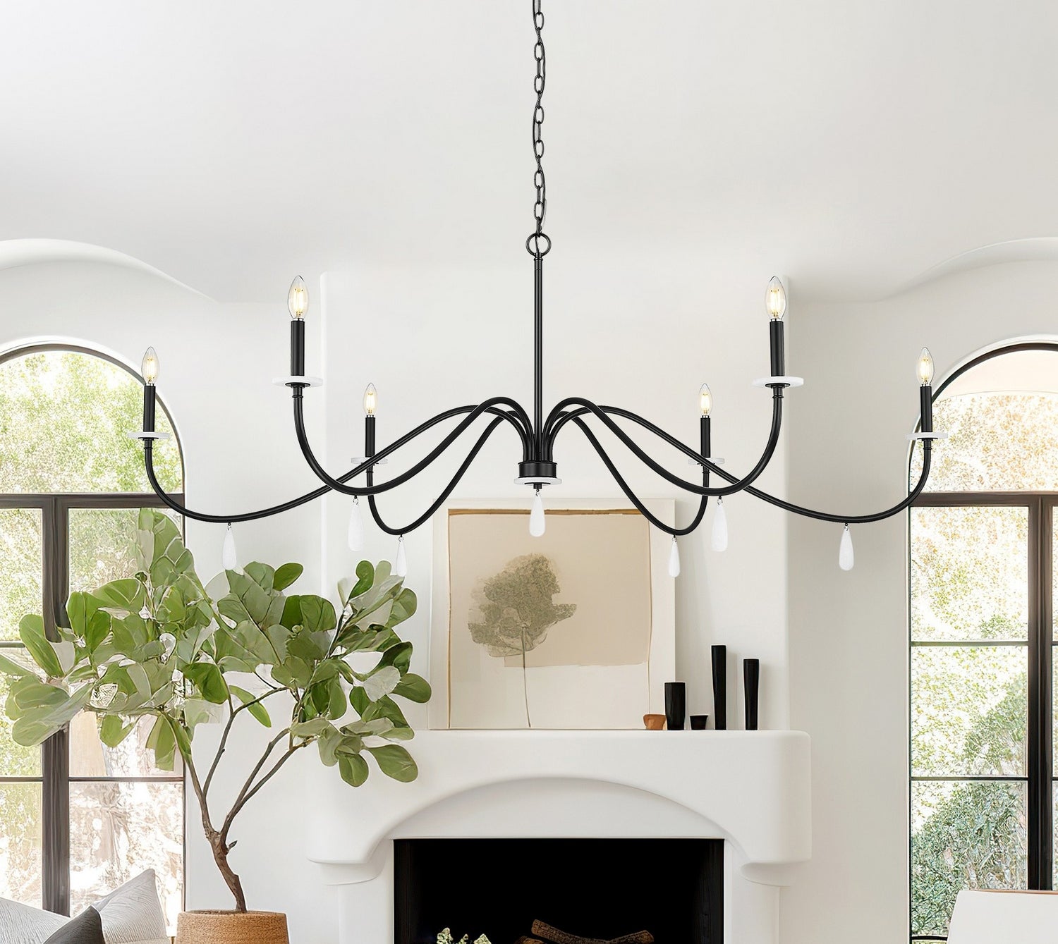 Lustre 6 lumières | Toussant