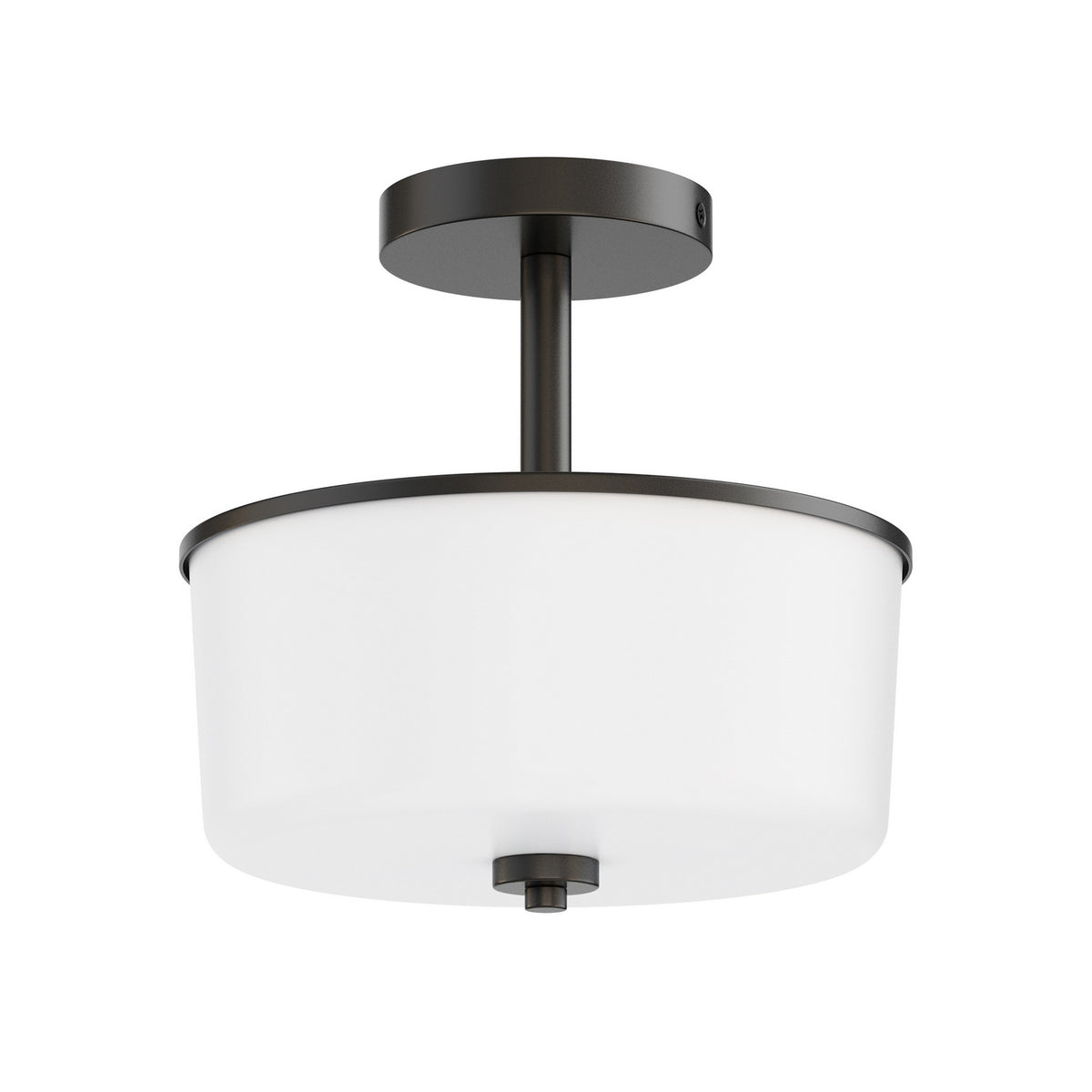 Semi-plafonnier ou suspension convertible 2 lumières | Fuller