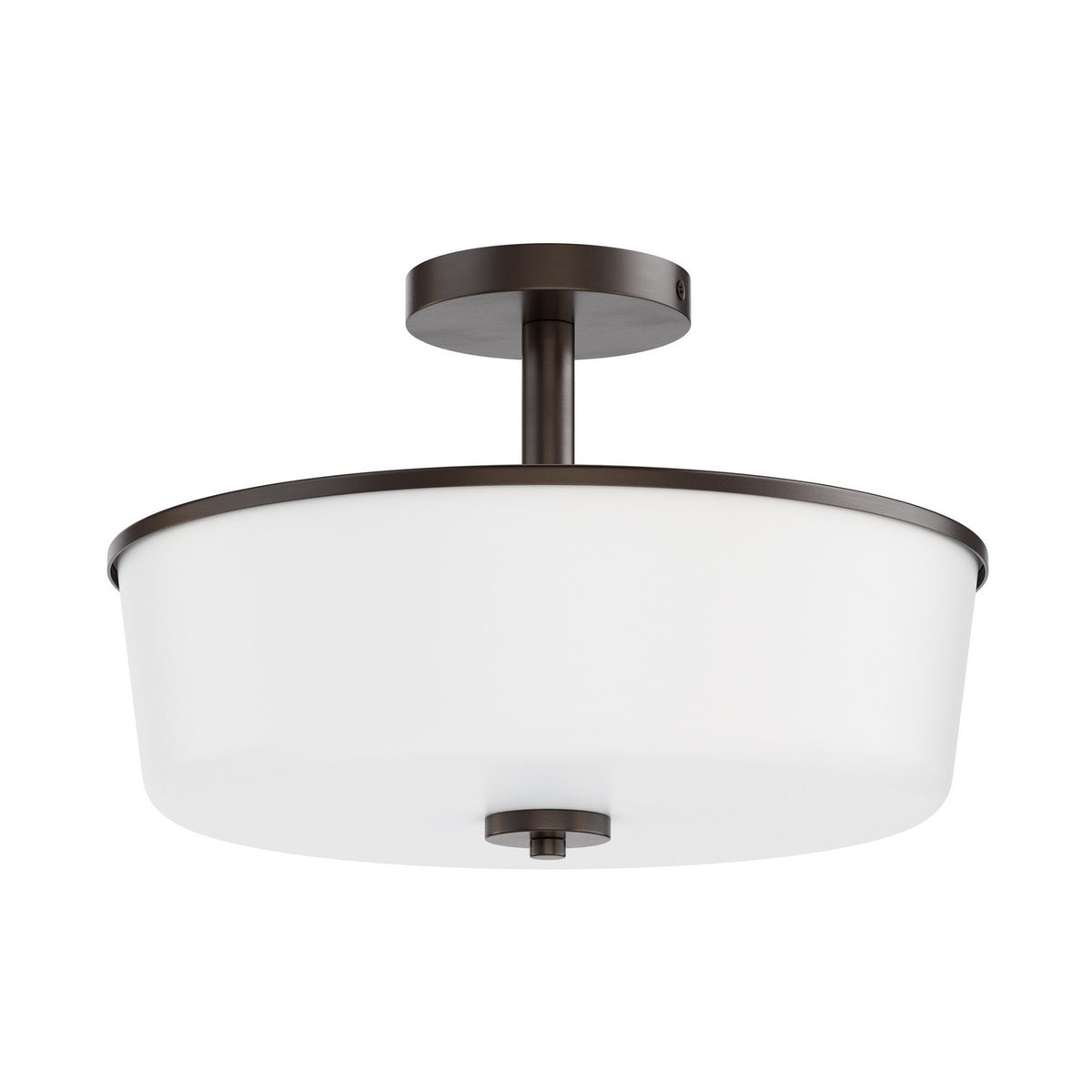 Semi-plafonnier ou suspension convertible 3 lumières | Fuller