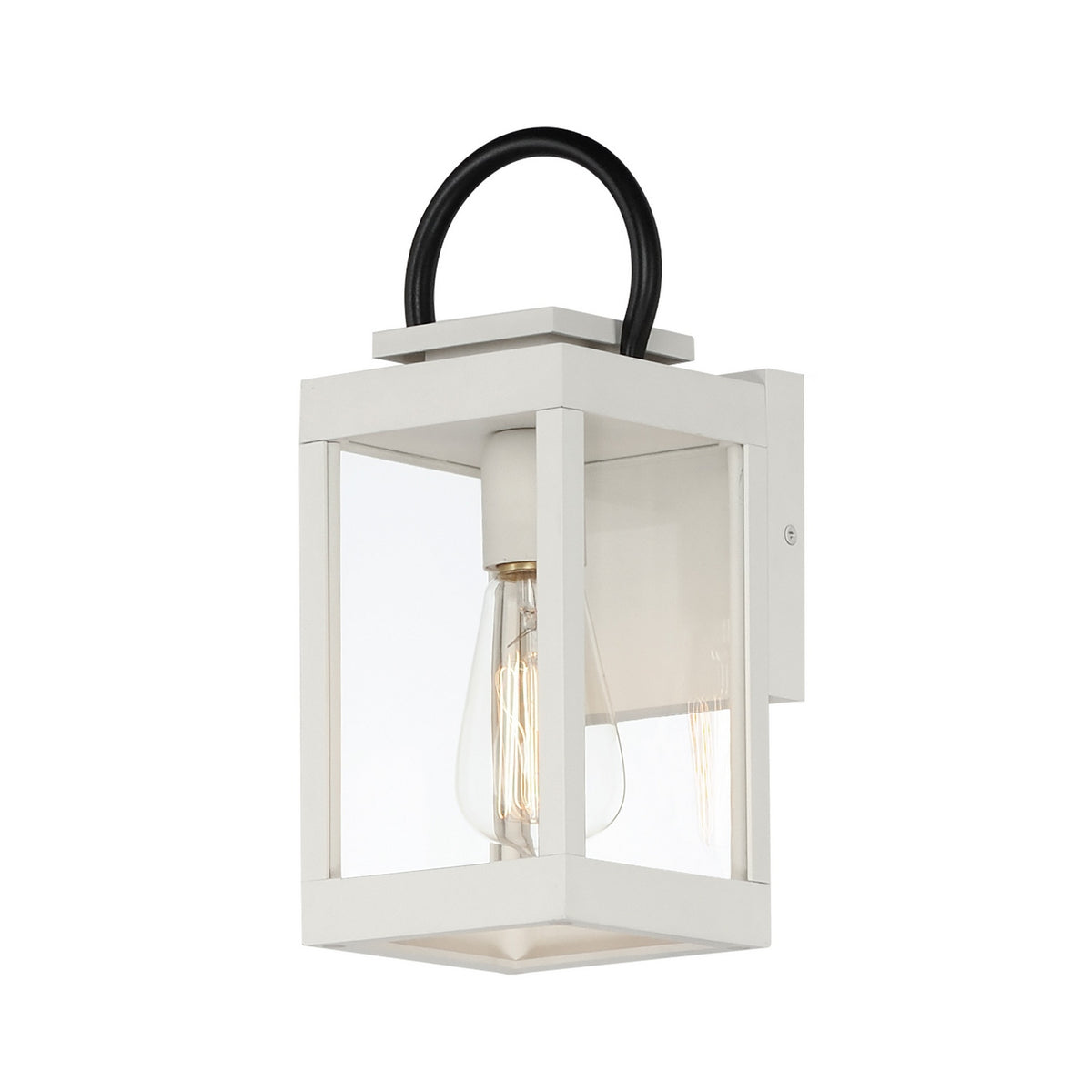 Maxim - Lanterne murale extérieure 1 lumière | Nassau Vivex - 30912CLWTBK