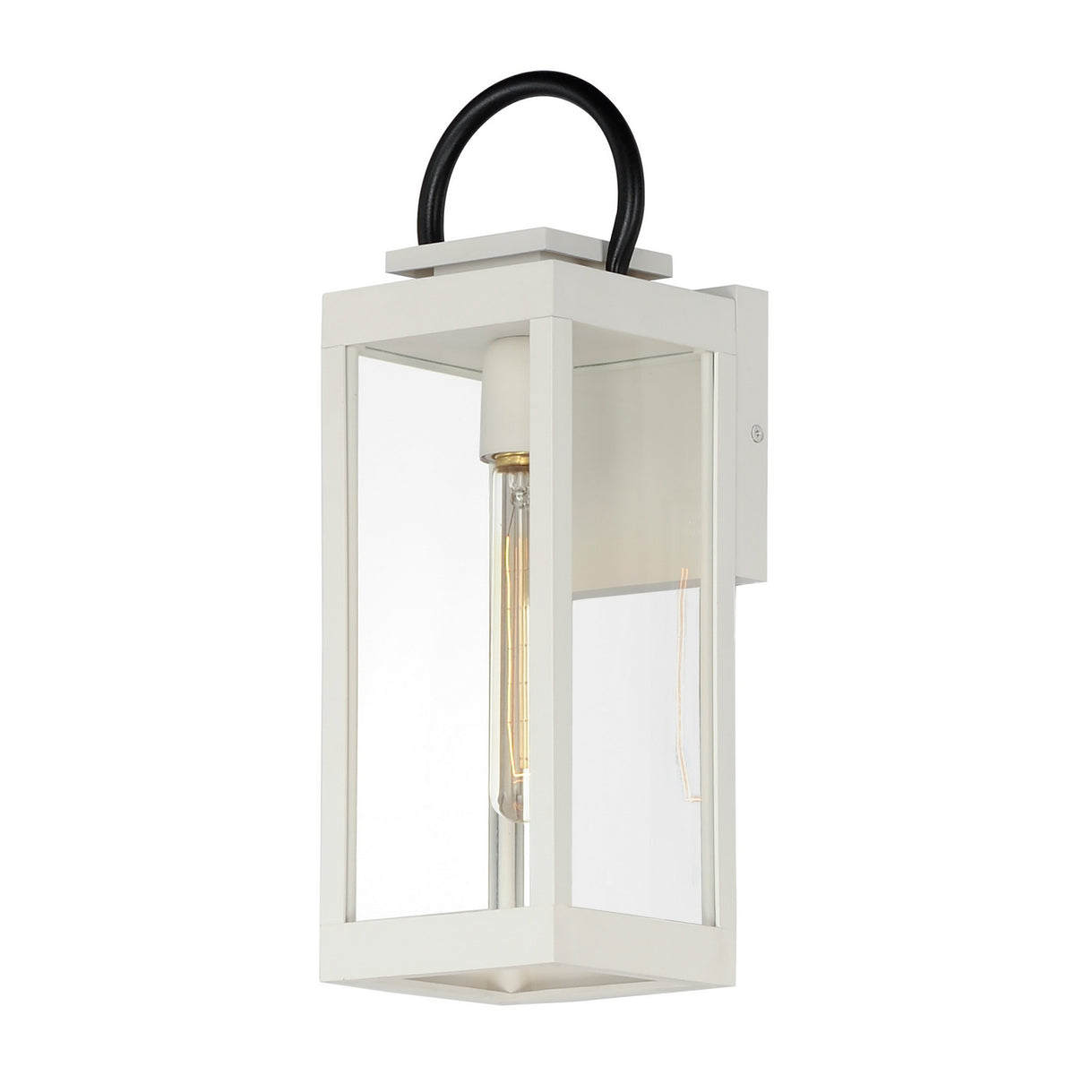 Maxim - Lanterne murale extérieure 1 lumière | Nassau Vivex - 30914CLWTBK