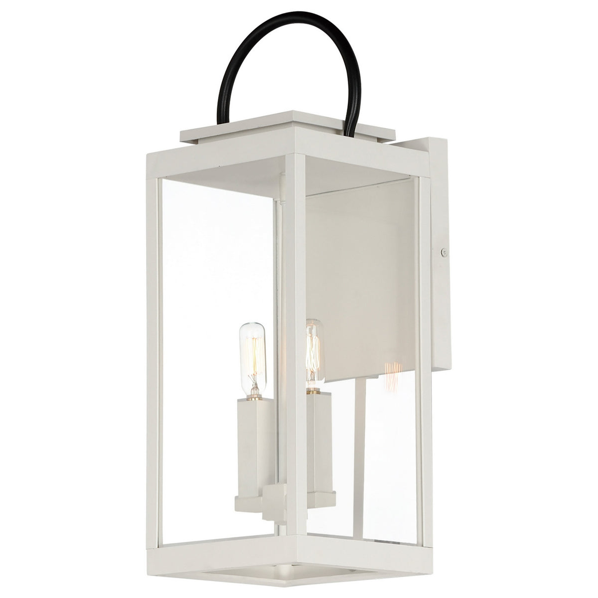 Maxim - Lanterne murale extérieure 2 lumières | Nassau Vivex - 30916CLWTBK