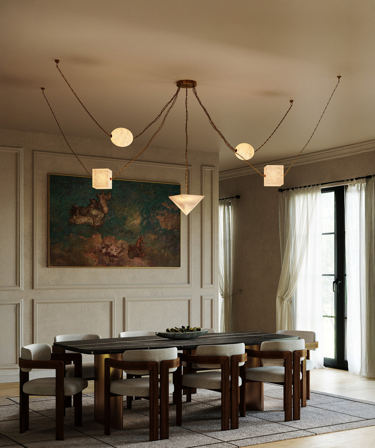 Lustre DEL | Mineral