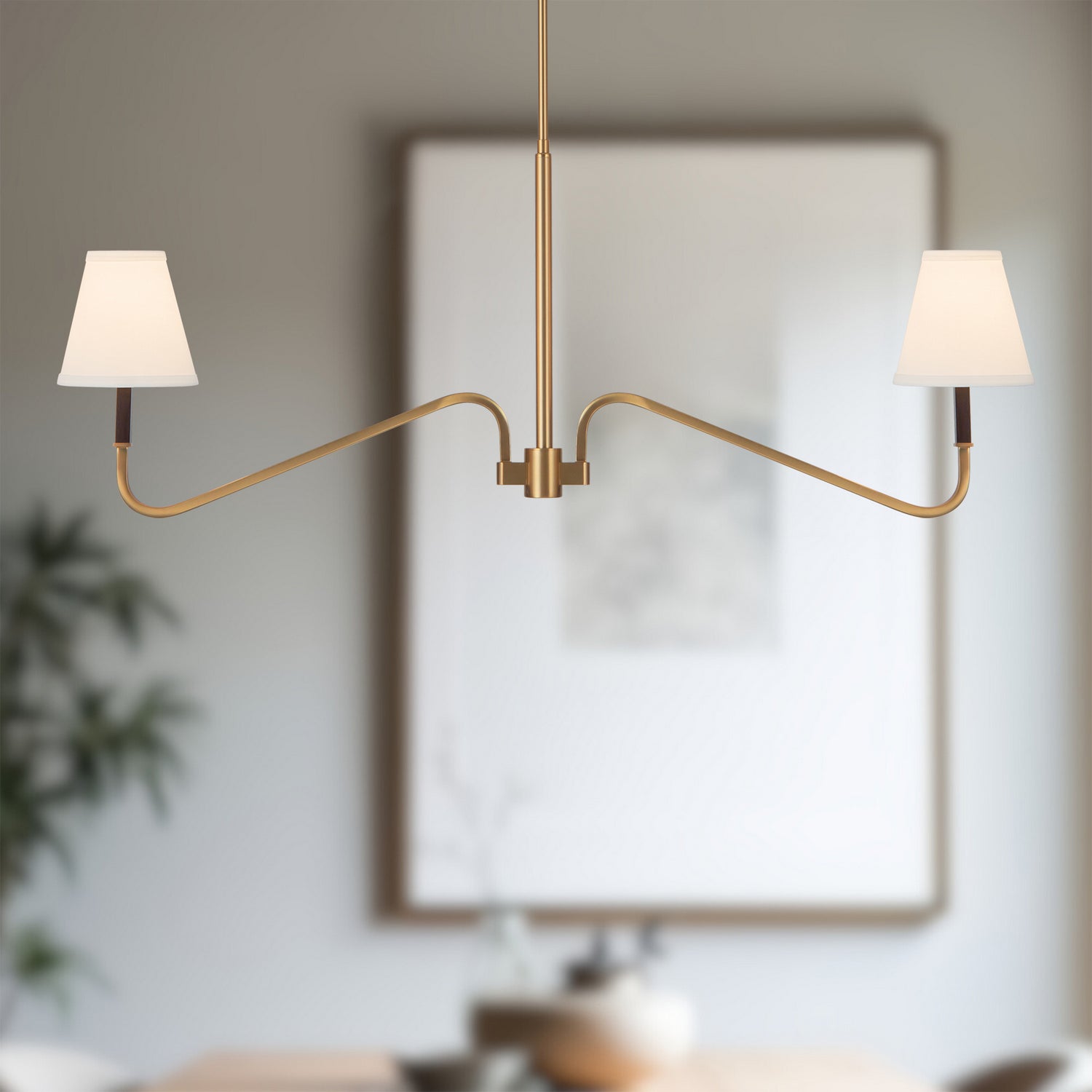 Suspension linéaire 2 lumières | Sloan