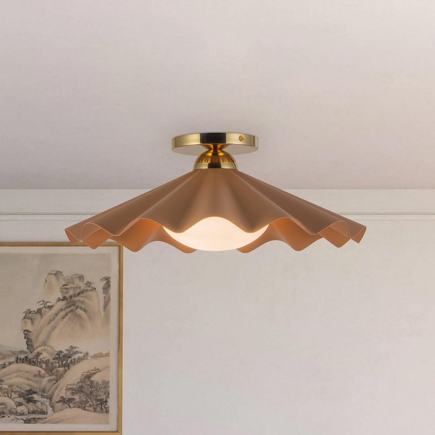 Semi-plafonnier 1 lumière | Furrow