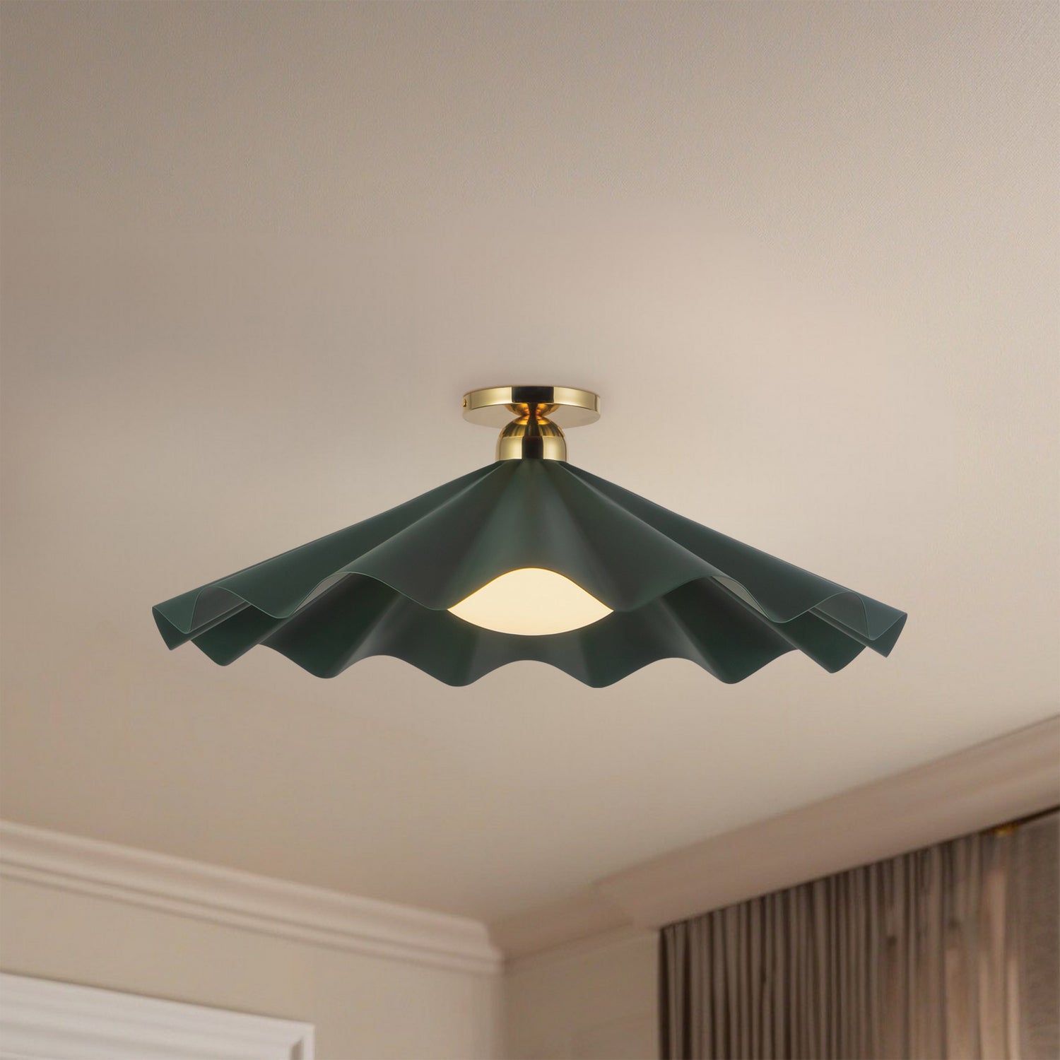 Semi-plafonnier 1 lumière | Furrow