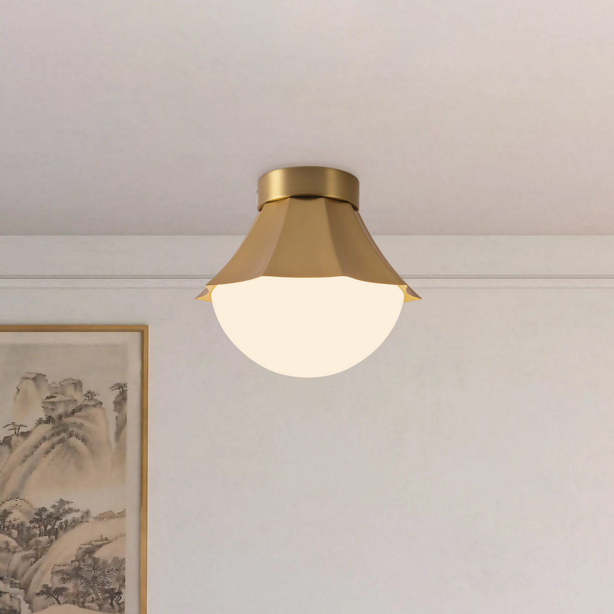 Semi-plafonnier 1 lumière | Shelton
