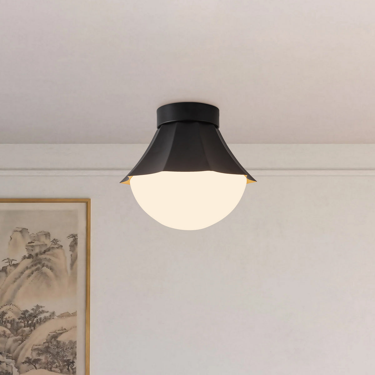Semi-plafonnier 1 lumière | Shelton