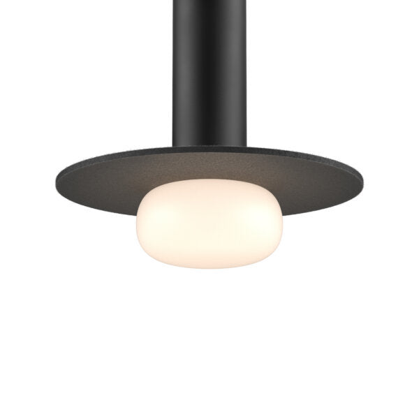 Glass Ball and Felt Disk | Pillar