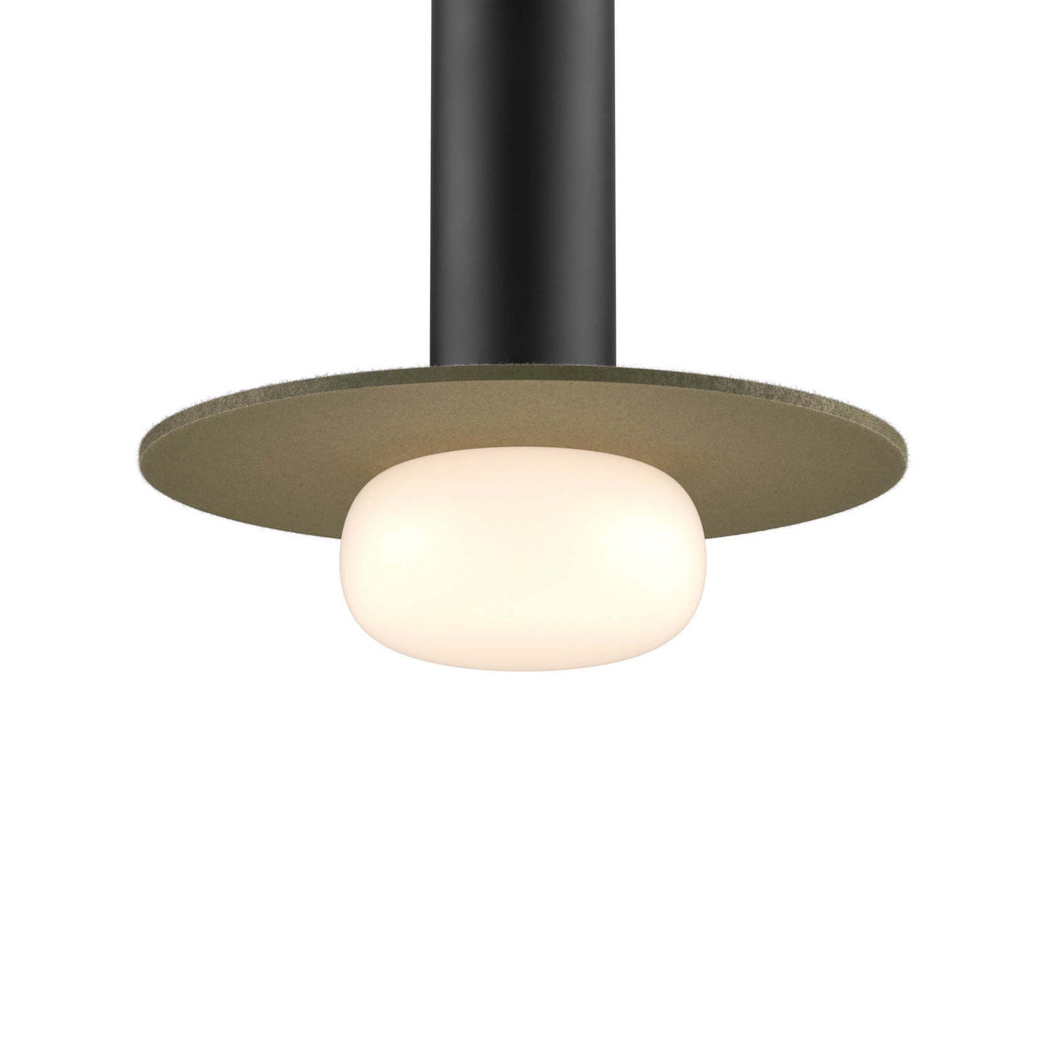 Glass Ball and Felt Disk | Pillar