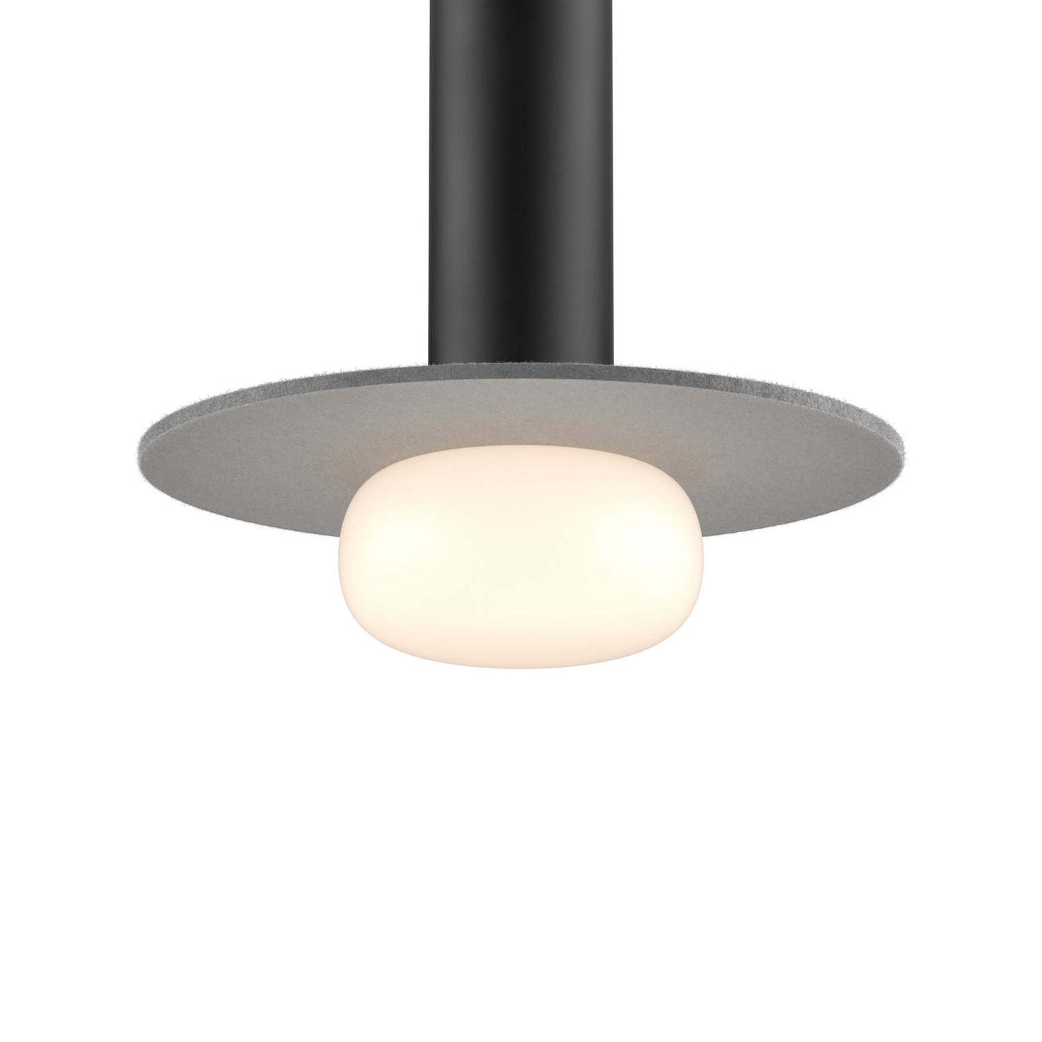 Glass Ball and Felt Disk | Pillar