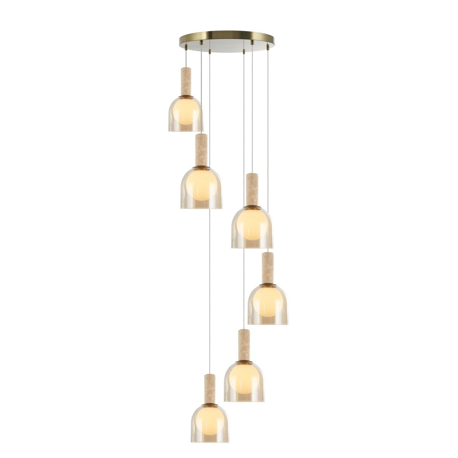 Suspension 6 lumières | Juna