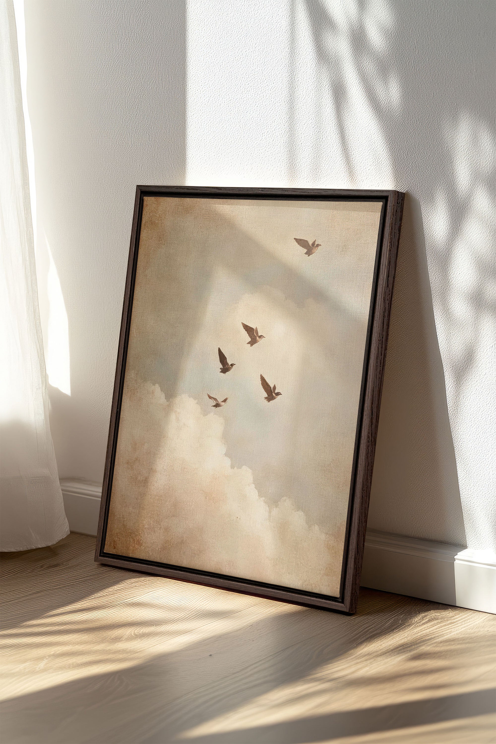 VOLÉE DE SOUVENIRS, Oeuvre sur toile étirée