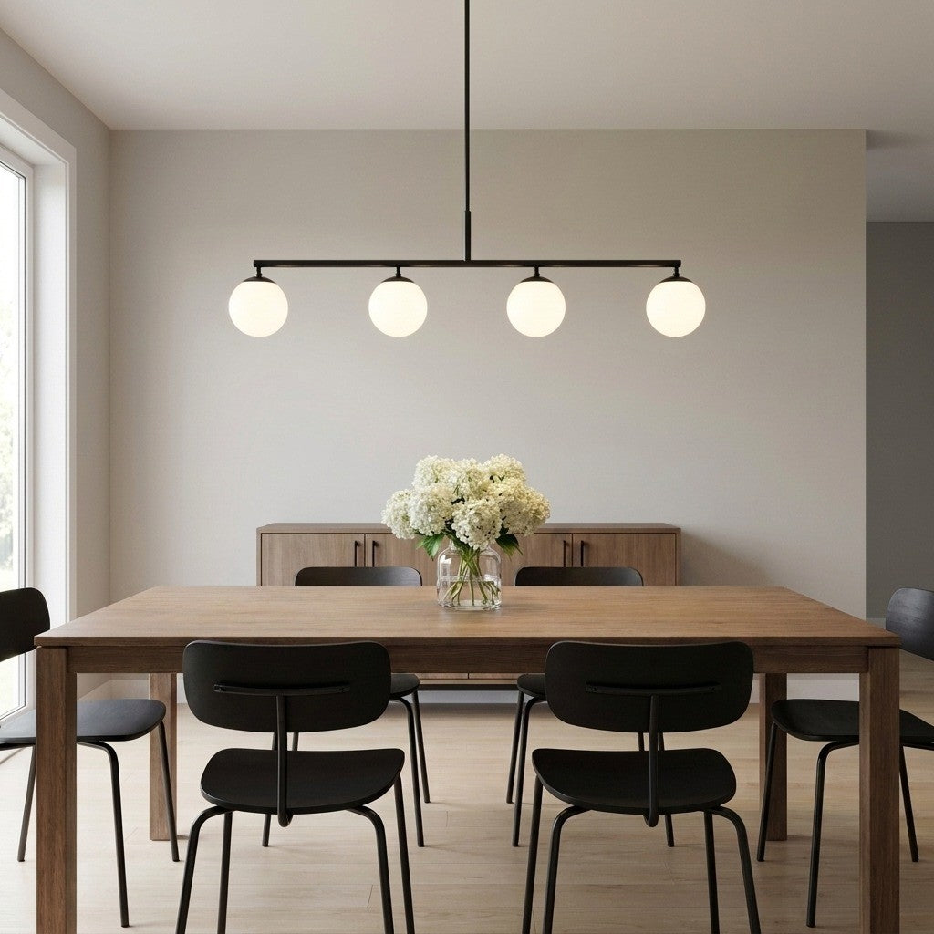 Lustre linéaire 4 lumières | Nube