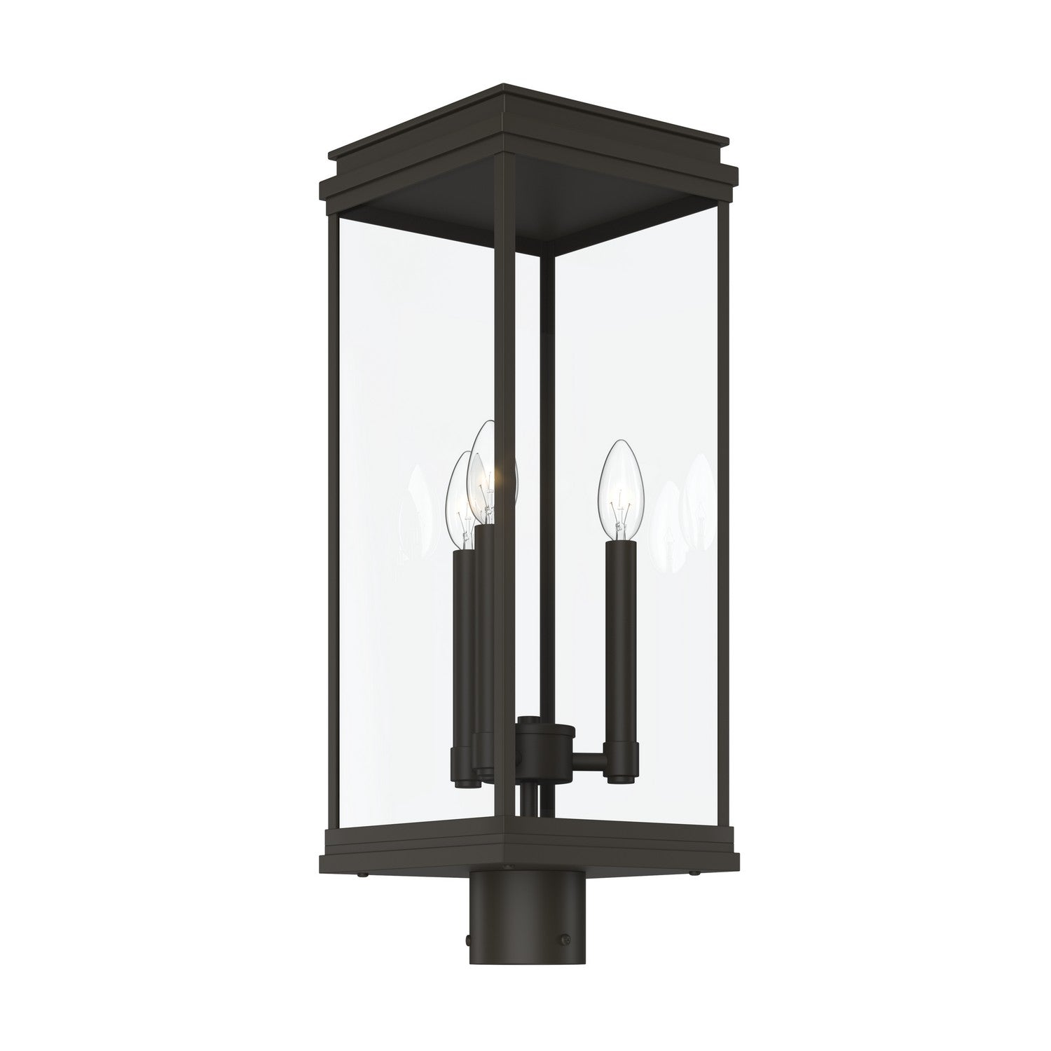 Lanterne sur poteau extérieure 3 lumières | Lundon