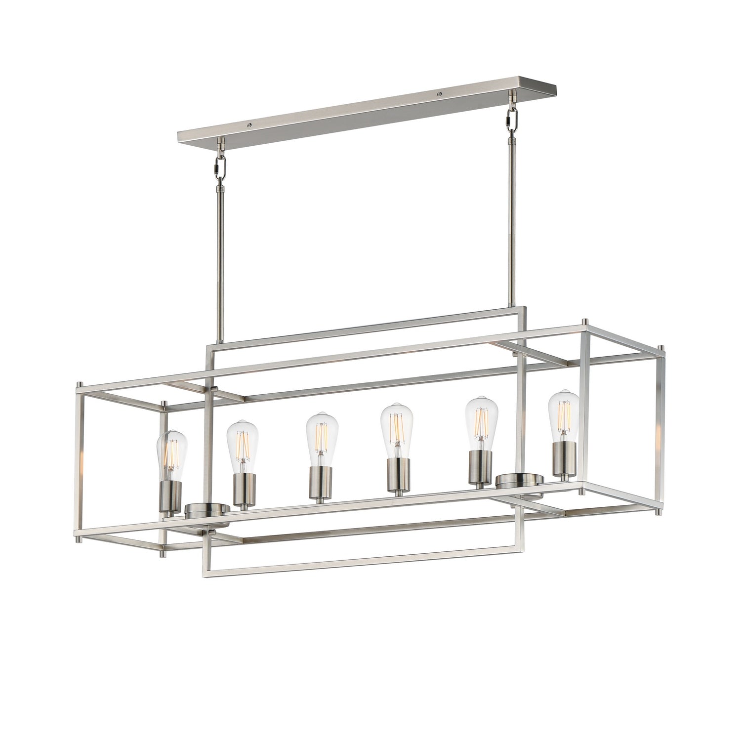 Suspension linéaire 6 lumières | Gridline