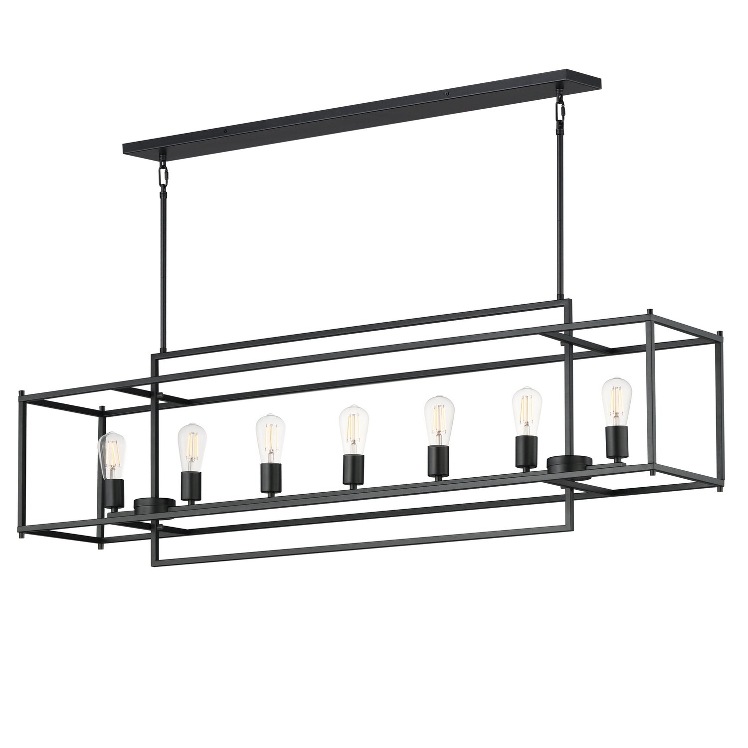 Suspension linéaire 7 lumières | Gridline