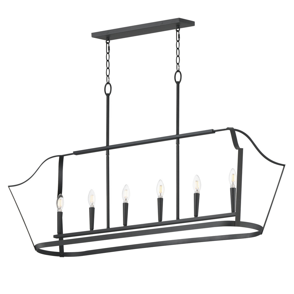 Suspension linéaire 6 lumières | Arden