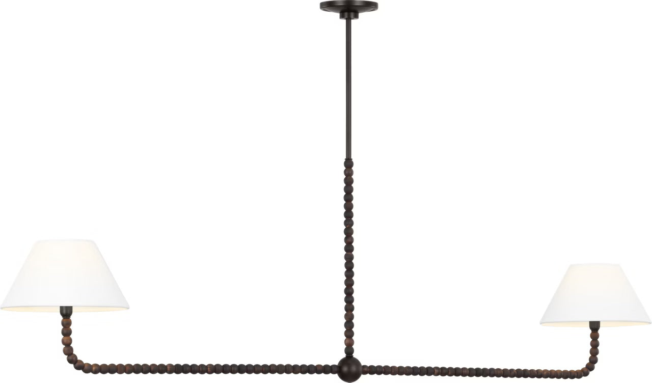 Lustre linéaire 2 lumières | Fiona