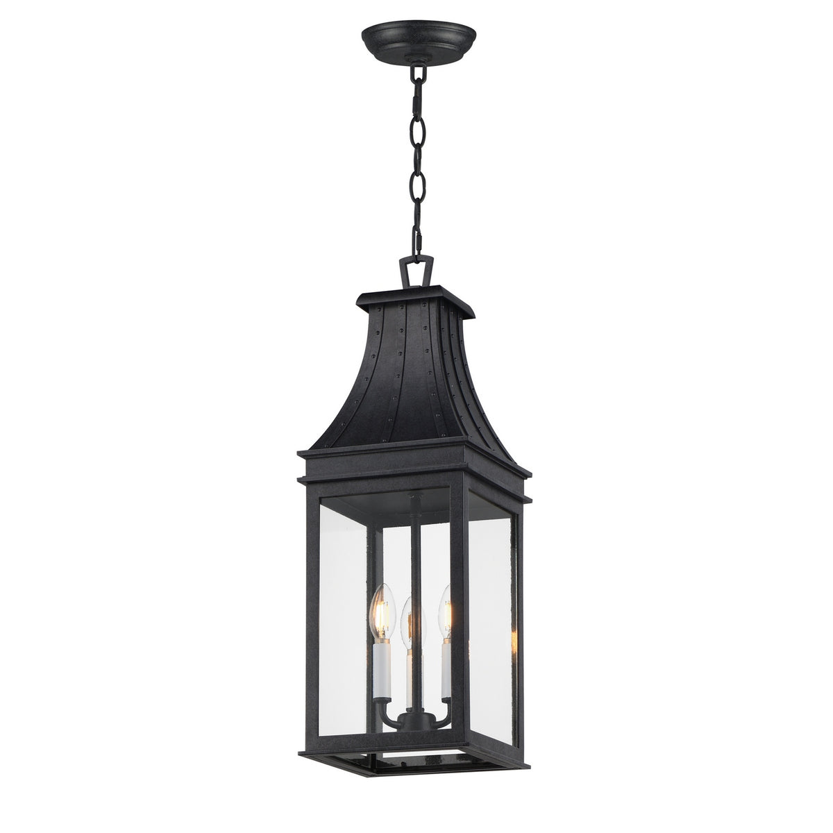 Maxim - Suspension extérieure 3 lumières | Bramwell VX - 40987TCBKP