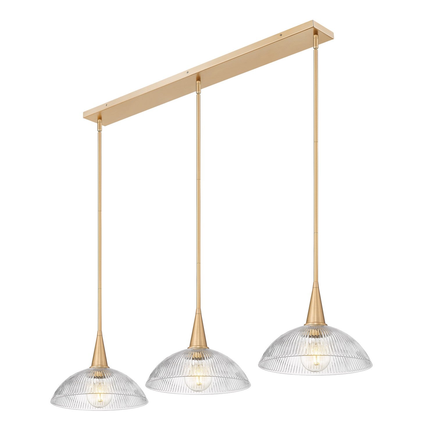 Lustre linéaire 3 lumières | Lunelle