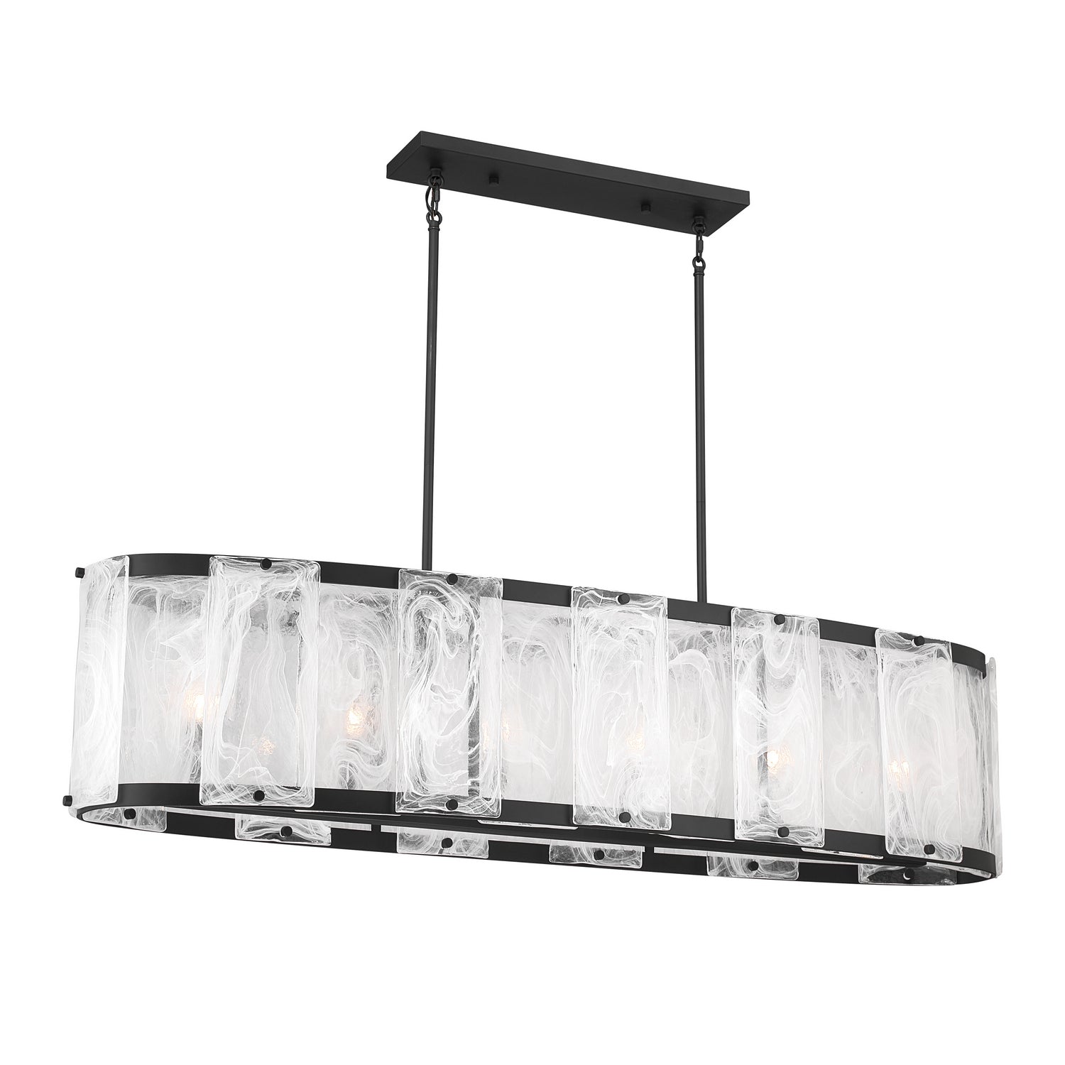 Lustre linéaire 6 lumières | Veil