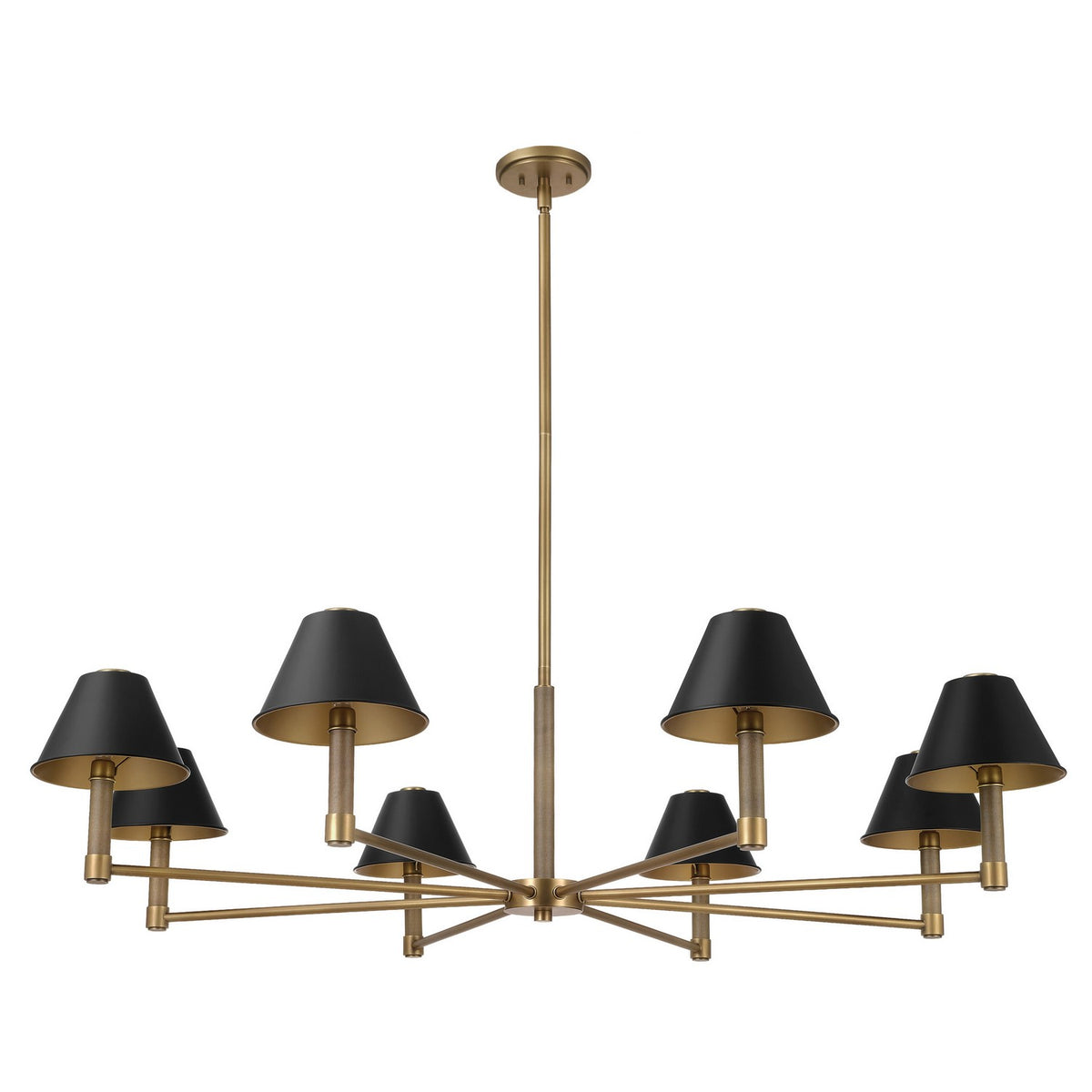 Lustre 8 lumières | Mcgill — Laiton — 208114A