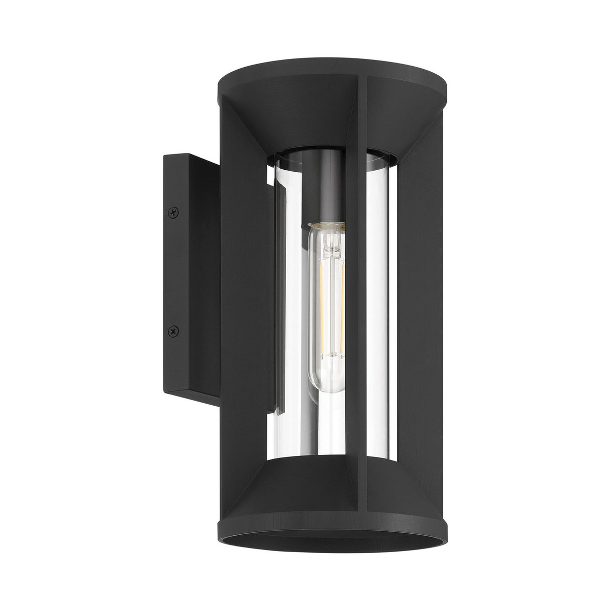 Applique murale 1 lumière | MacKay — Noir — 208221A