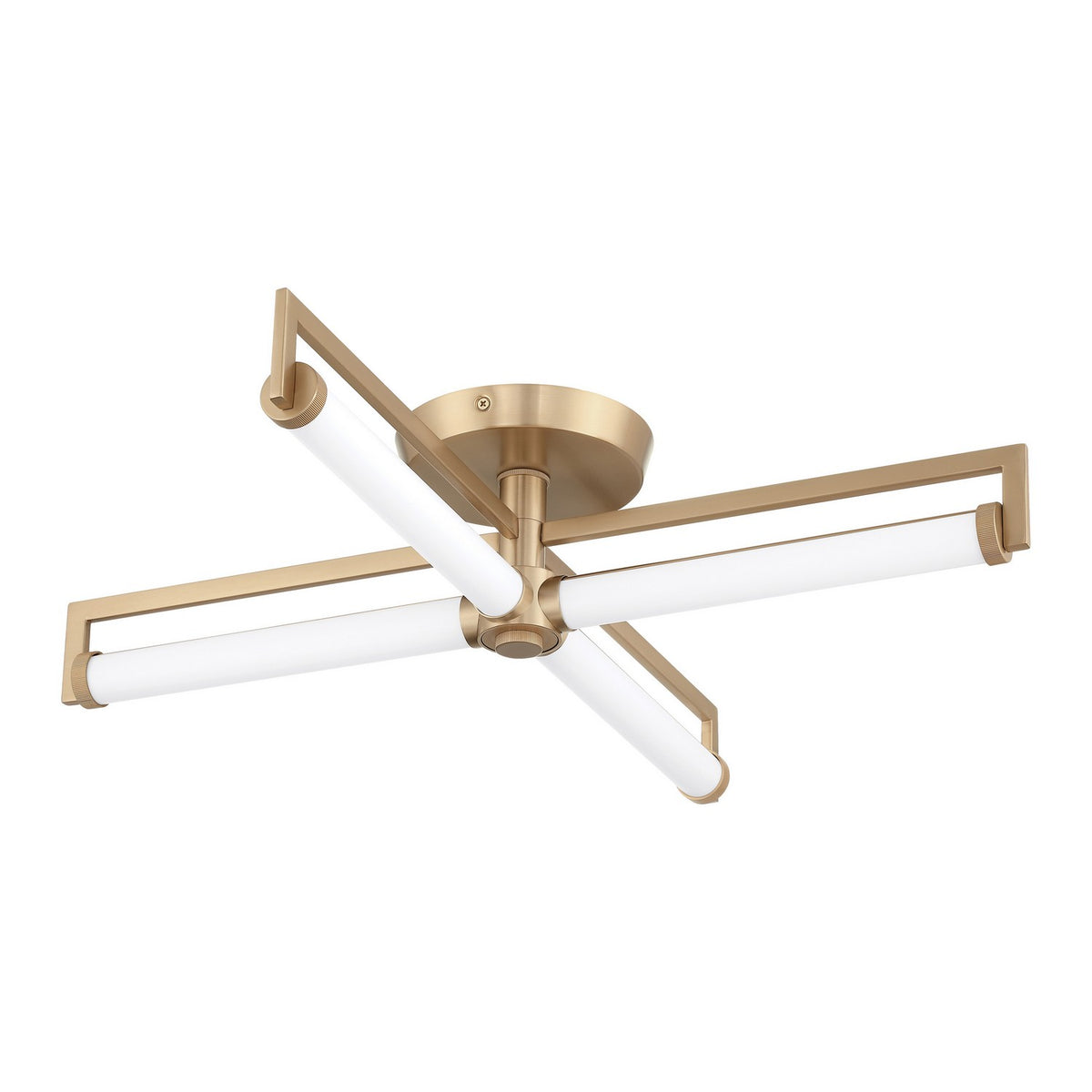 Semi-plafonnier DEL | Stinson — Or / Champagne / Feuille d'or — 208281A
