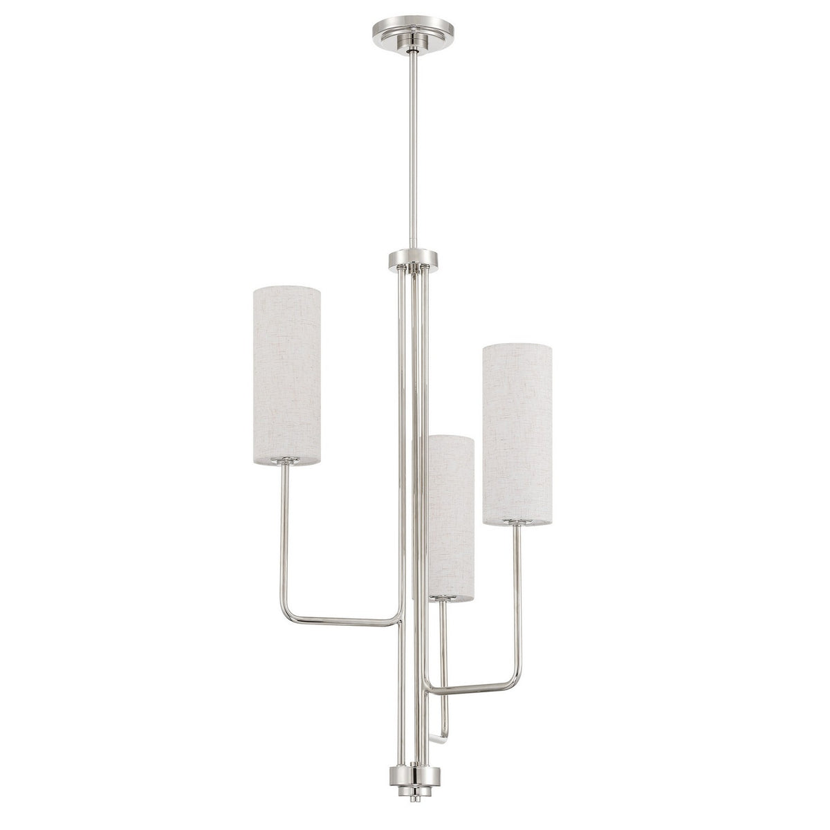 Lustre 3 lumières | Quinn — Nickel poli — 208299A