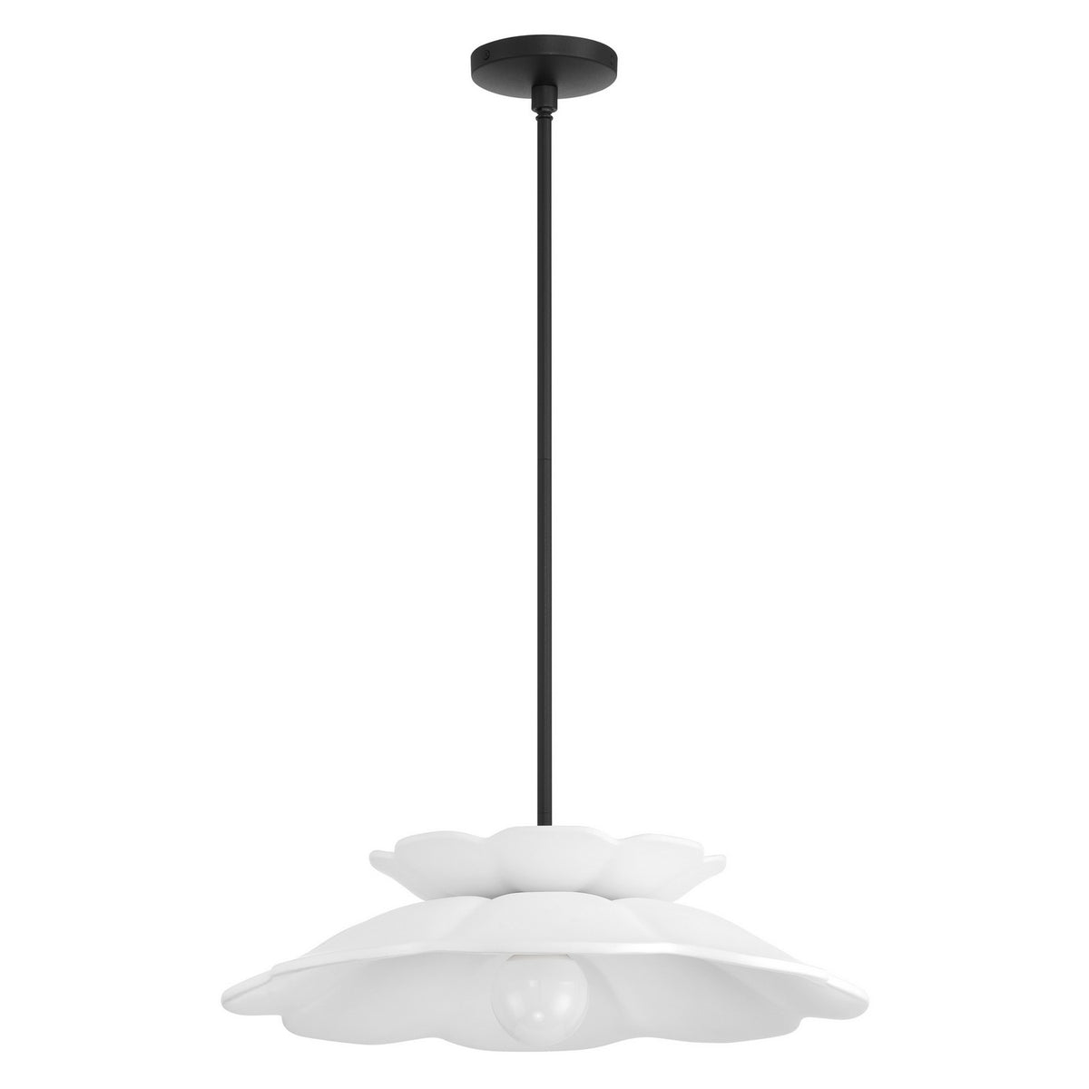 Suspension 1 lumière | Ophelia — Noir — 208306A
