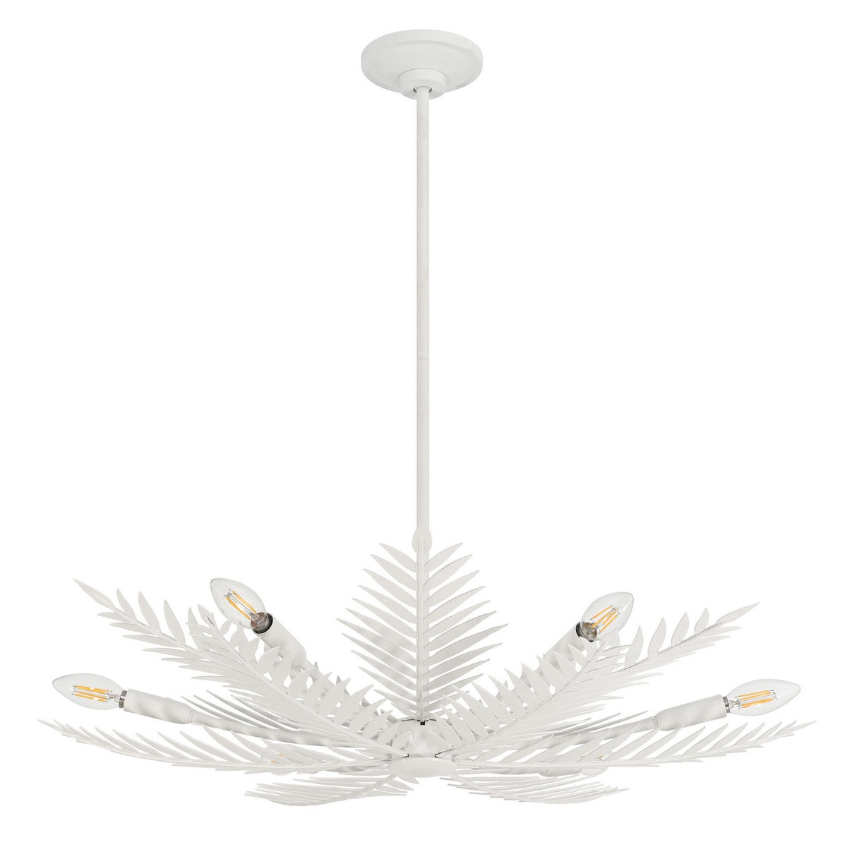 Lustre 6 lumières | Areka — Blanc — 208312A