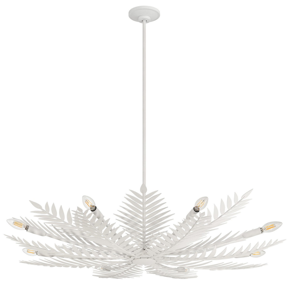 Lustre 8 lumières | Areka — Blanc — 208313A