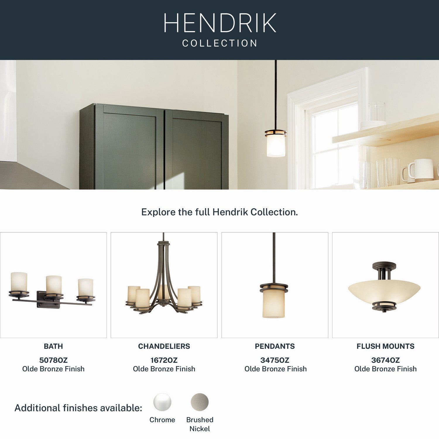 Lustre 5 lumières | Hendrik