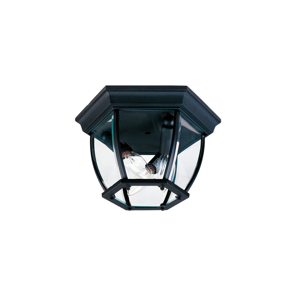 Maxim - Plafonnier extérieur 3 lumières | Crown Hill - 1029BK