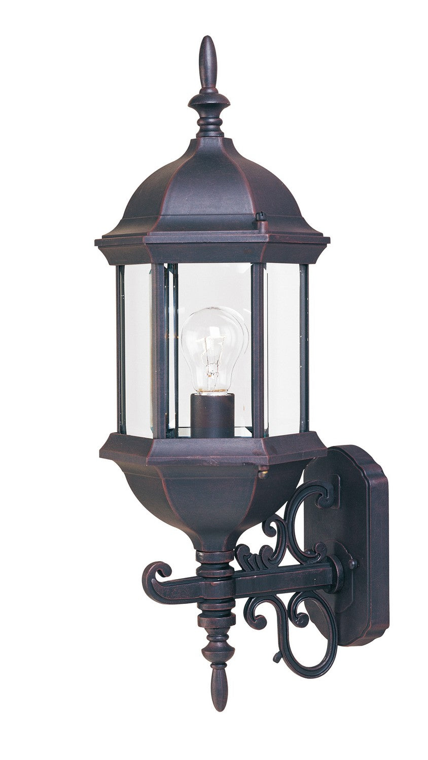 Maxim - Lanterne murale extérieure 1 lumière | Builder Cast - 1072CLEB